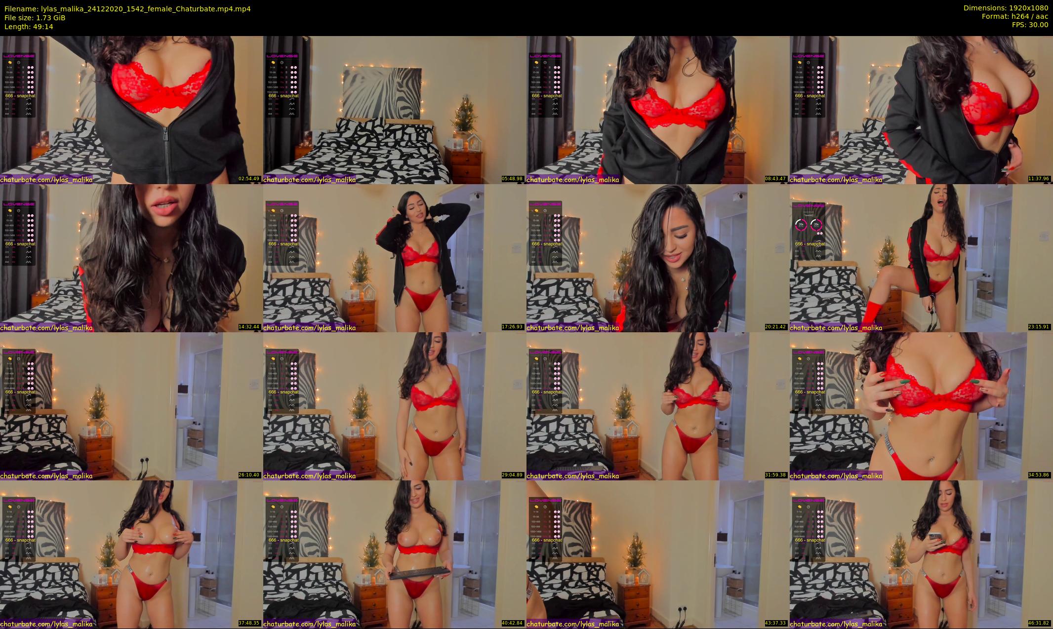 lylas_malika — 50 minute Chaturbate female cam show recording, 1080p, Dec 24, 2020