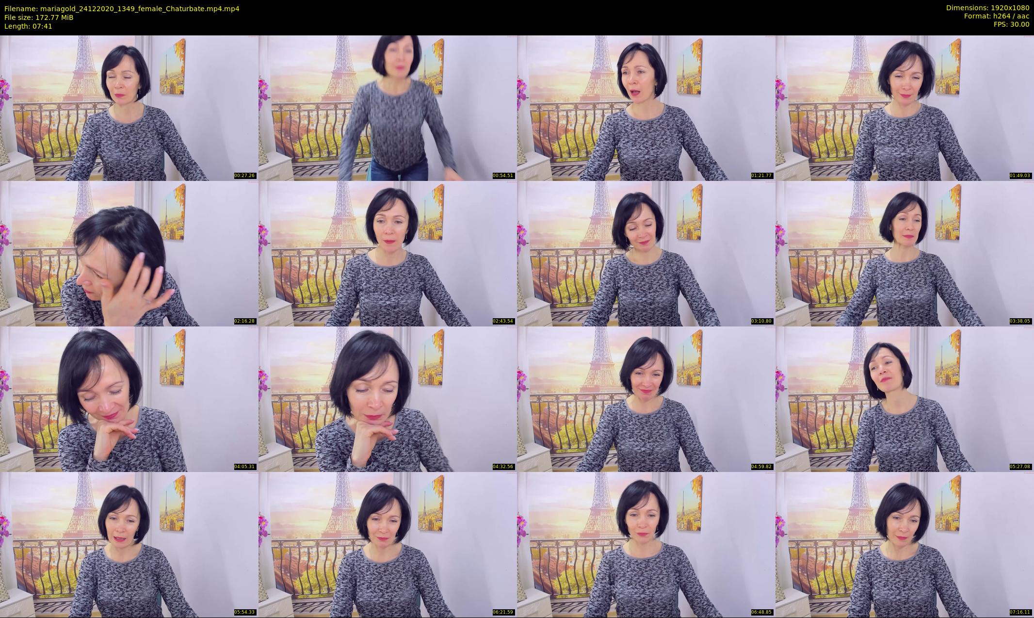 mariagold — 8 minute Chaturbate female cam show recording, 1080p, Dec 24, 2020