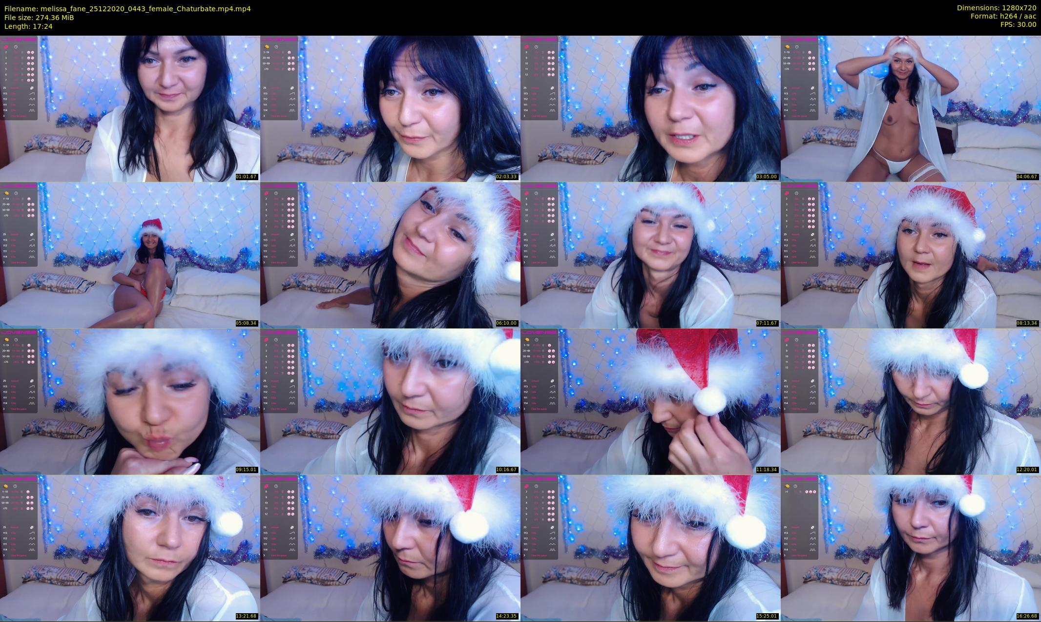 melissa_fane — 18 minute Chaturbate female cam show recording, 720p, Dec 25, 2020