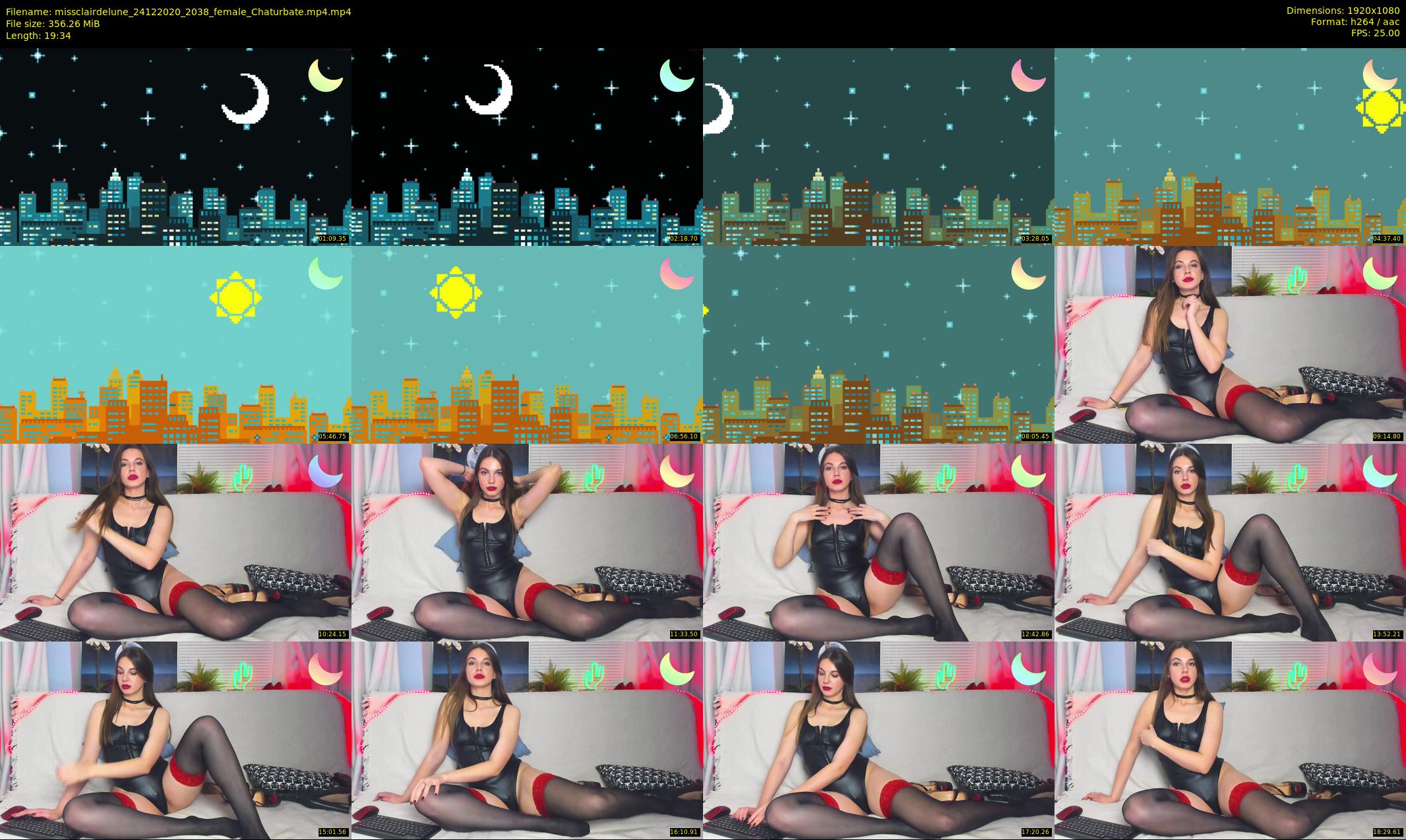 missclairdelune — 20 minute Chaturbate female cam show recording, 1080p, Dec 24, 2020