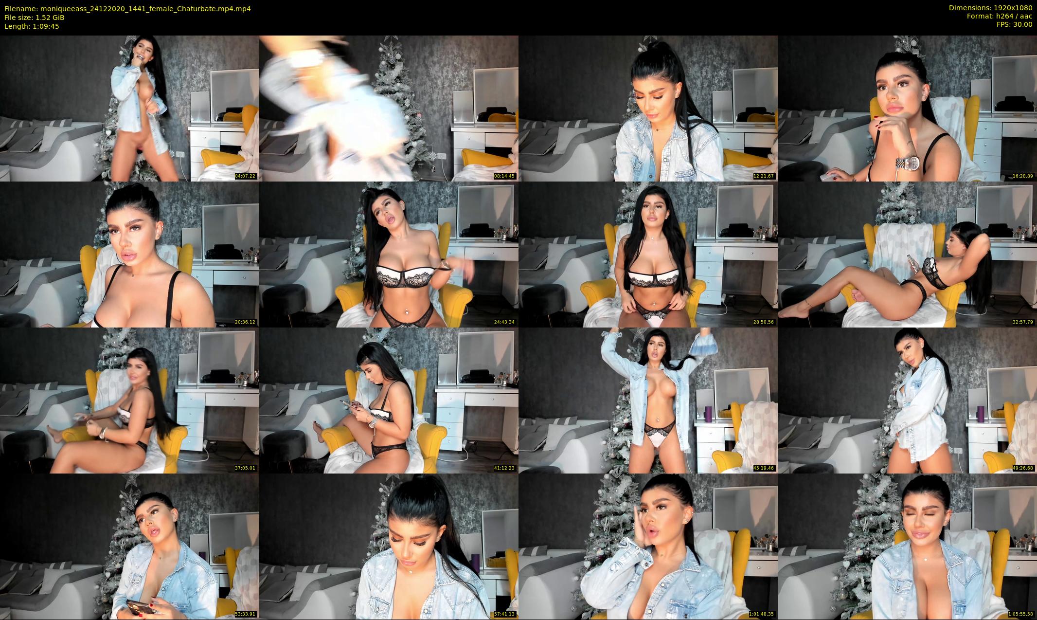 moniqueeass — 70 minute Chaturbate female cam show recording, 1080p, Dec 24, 2020