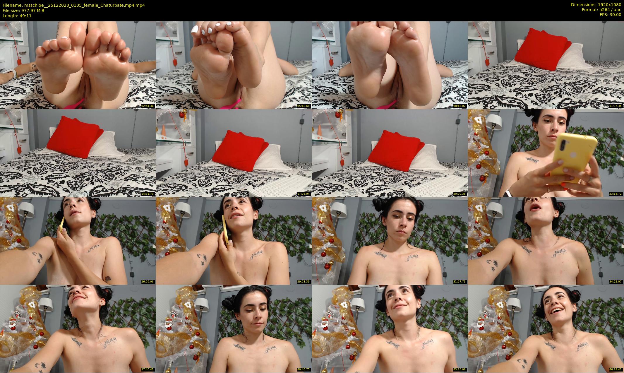 msschloe_ — 50 minute Chaturbate female cam show recording, 1080p, Dec 25, 2020