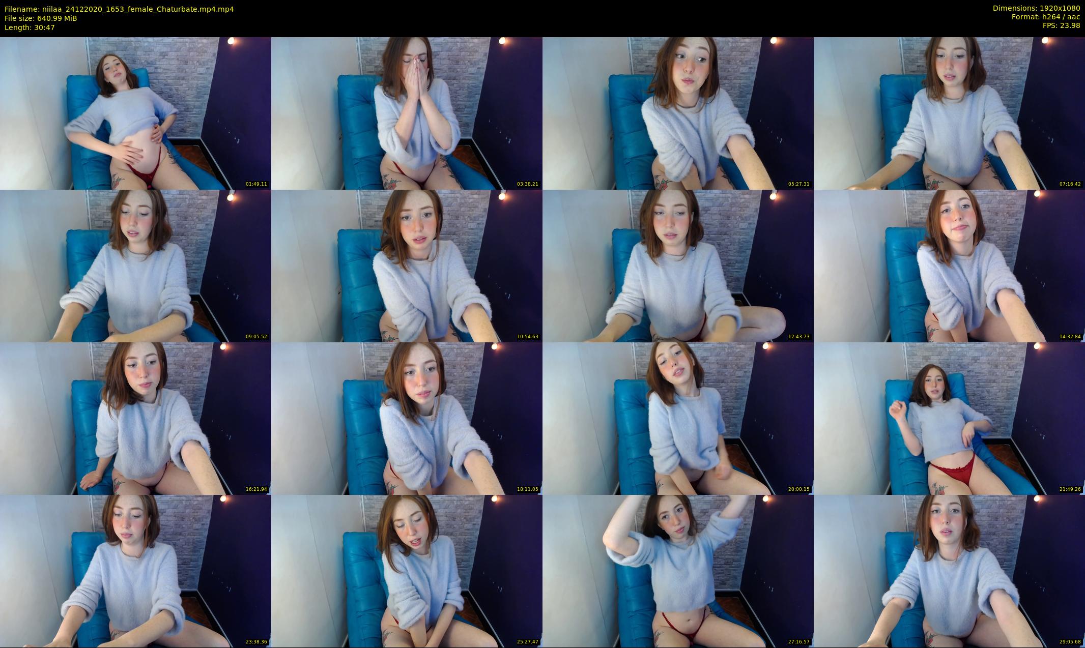 niilaa — 31 minute Chaturbate female cam show recording, 1080p, Dec 24, 2020