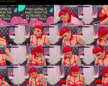 pyrowayne — 59 minute Chaturbate female cam show recording, 720p, Dec 25, 2020