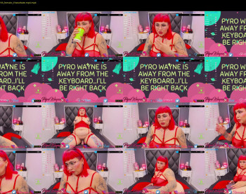 pyrowayne — 59 minute Chaturbate female cam show recording, 720p, Dec 25, 2020