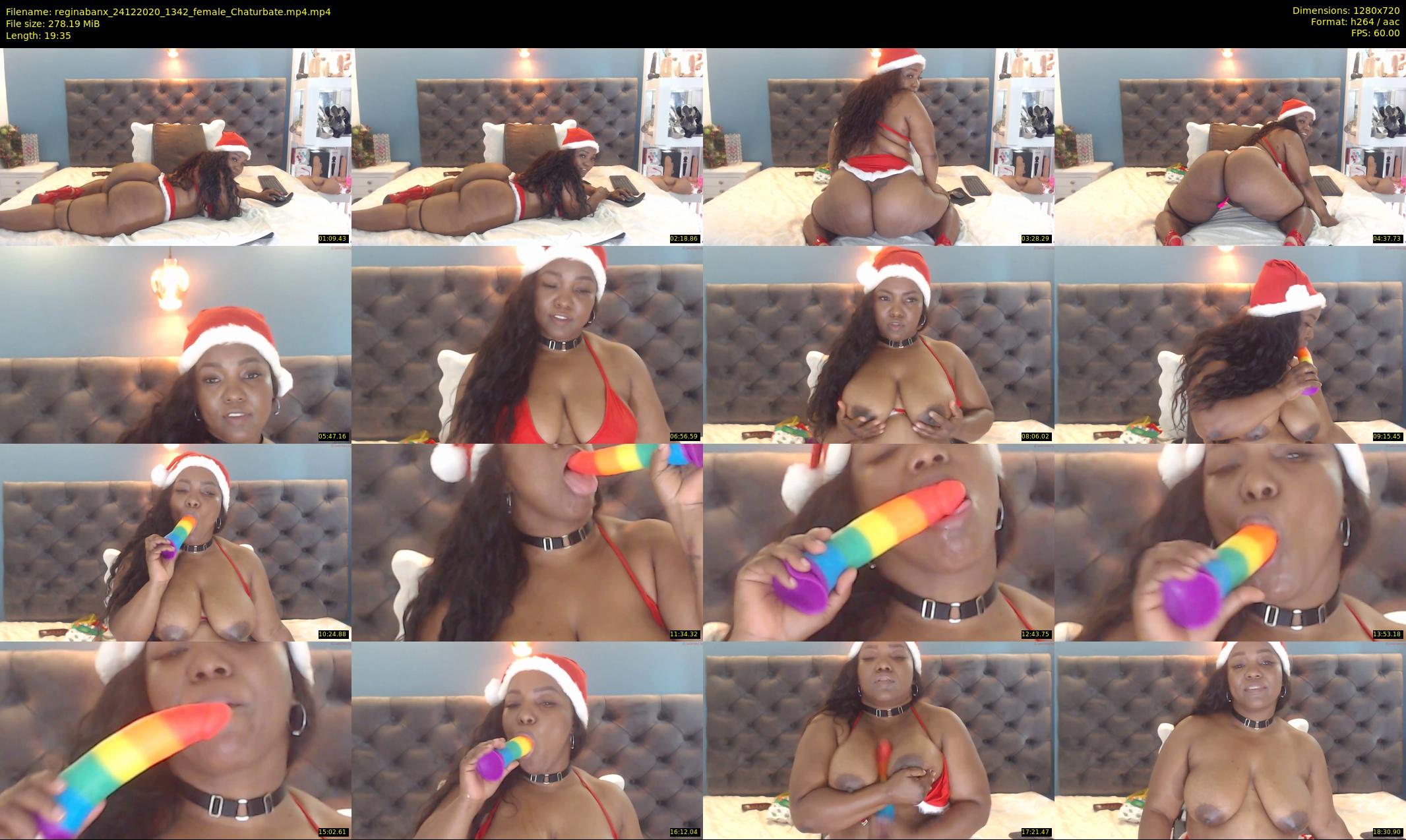 reginabanx — 20 minute Chaturbate female cam show recording, 720p, Dec 24, 2020