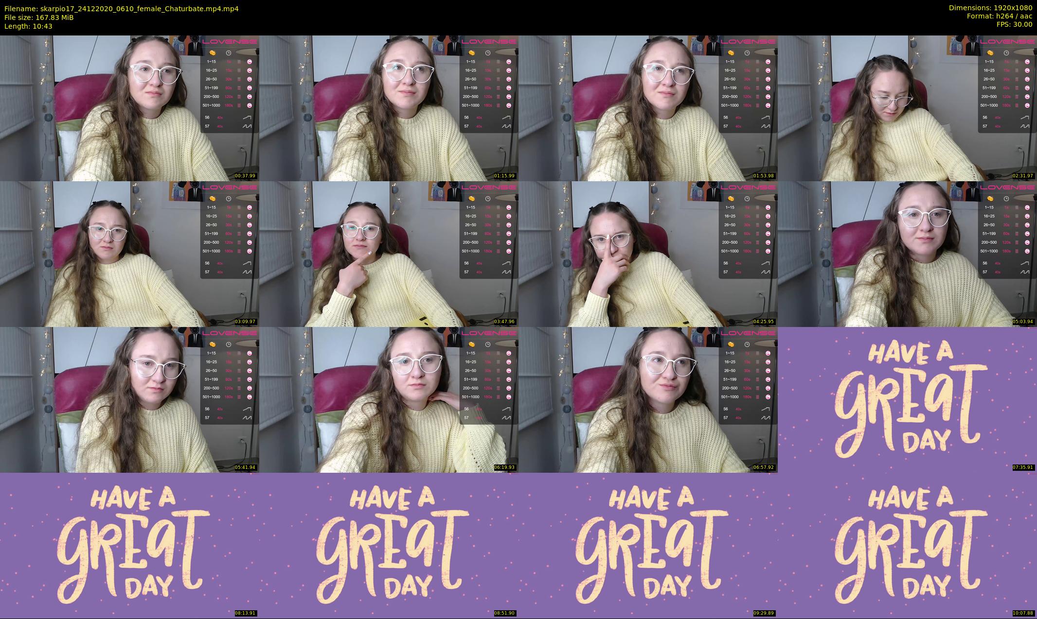 skarpio17 — 11 minute Chaturbate female cam show recording, 1080p, Dec 24, 2020