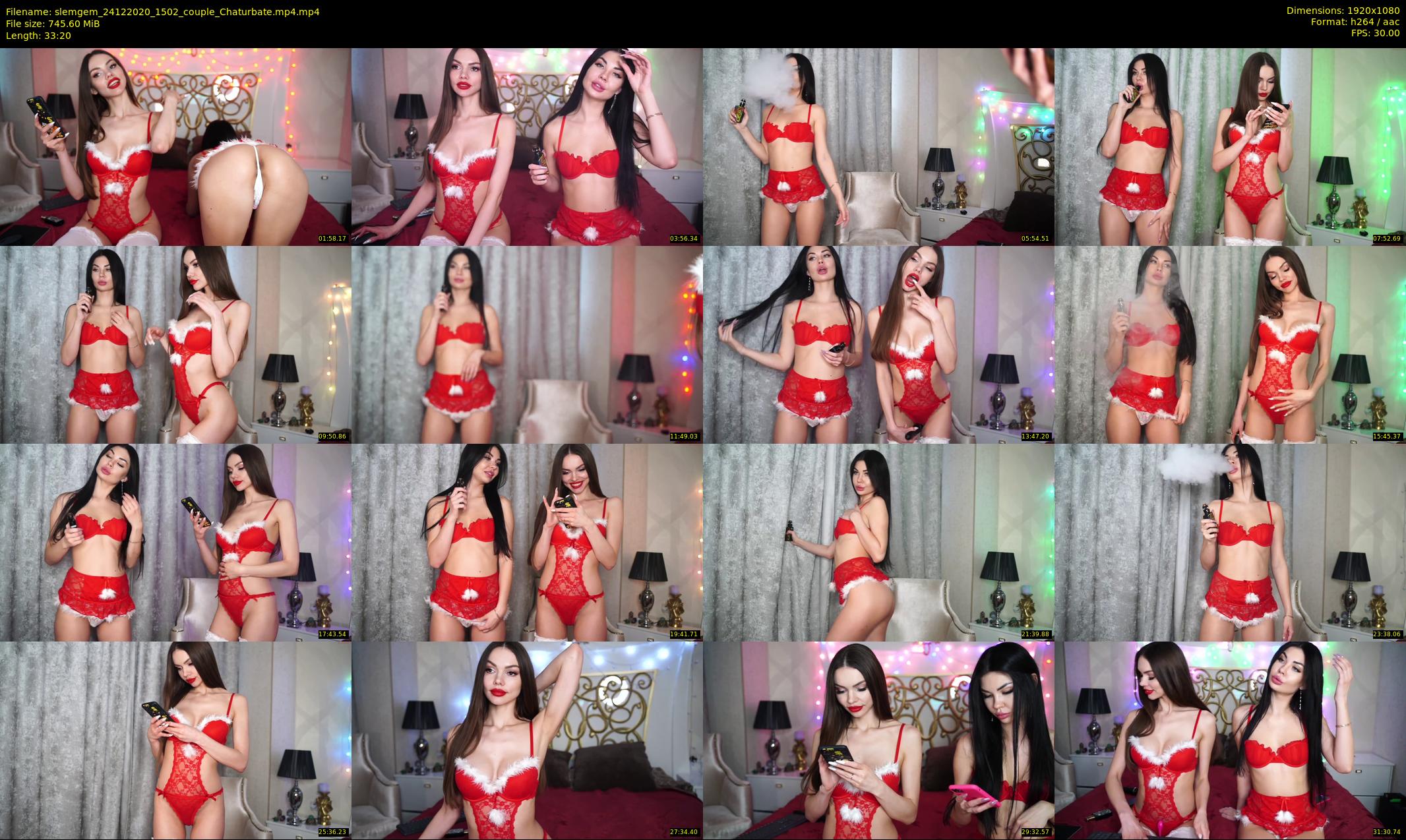 slemgem — 34 minute Chaturbate couple cam show recording, 1080p, Dec 24, 2020