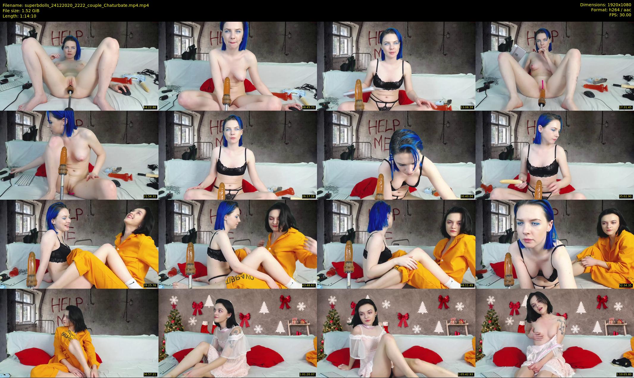 superbdolls — 75 minute Chaturbate couple cam show recording, 1080p, Dec 24, 2020