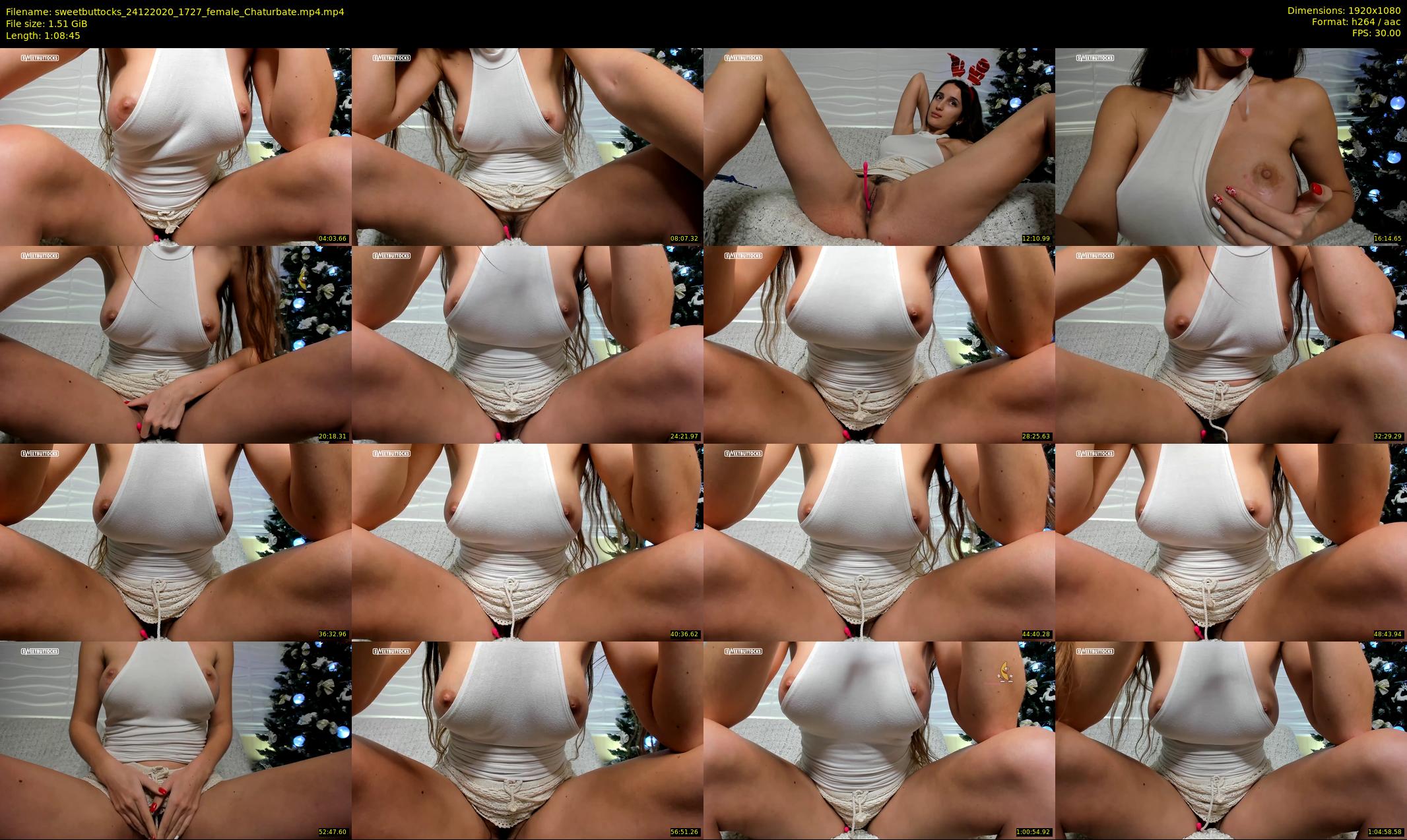 sweetbuttocks — 69 minute Chaturbate female cam show recording, 1080p, Dec 24, 2020