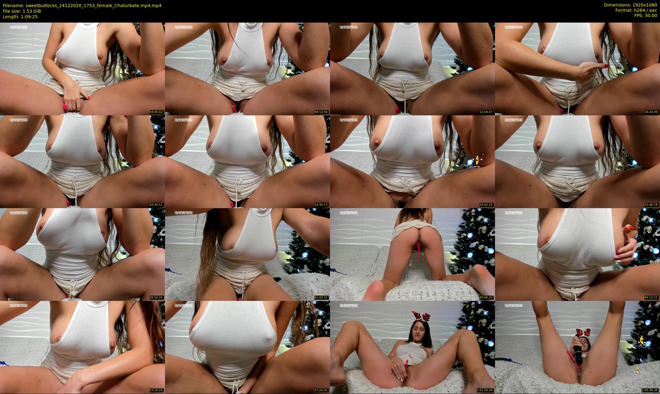sweetbuttocks — 70 minute Chaturbate female cam show recording, 1080p, Dec 24, 2020