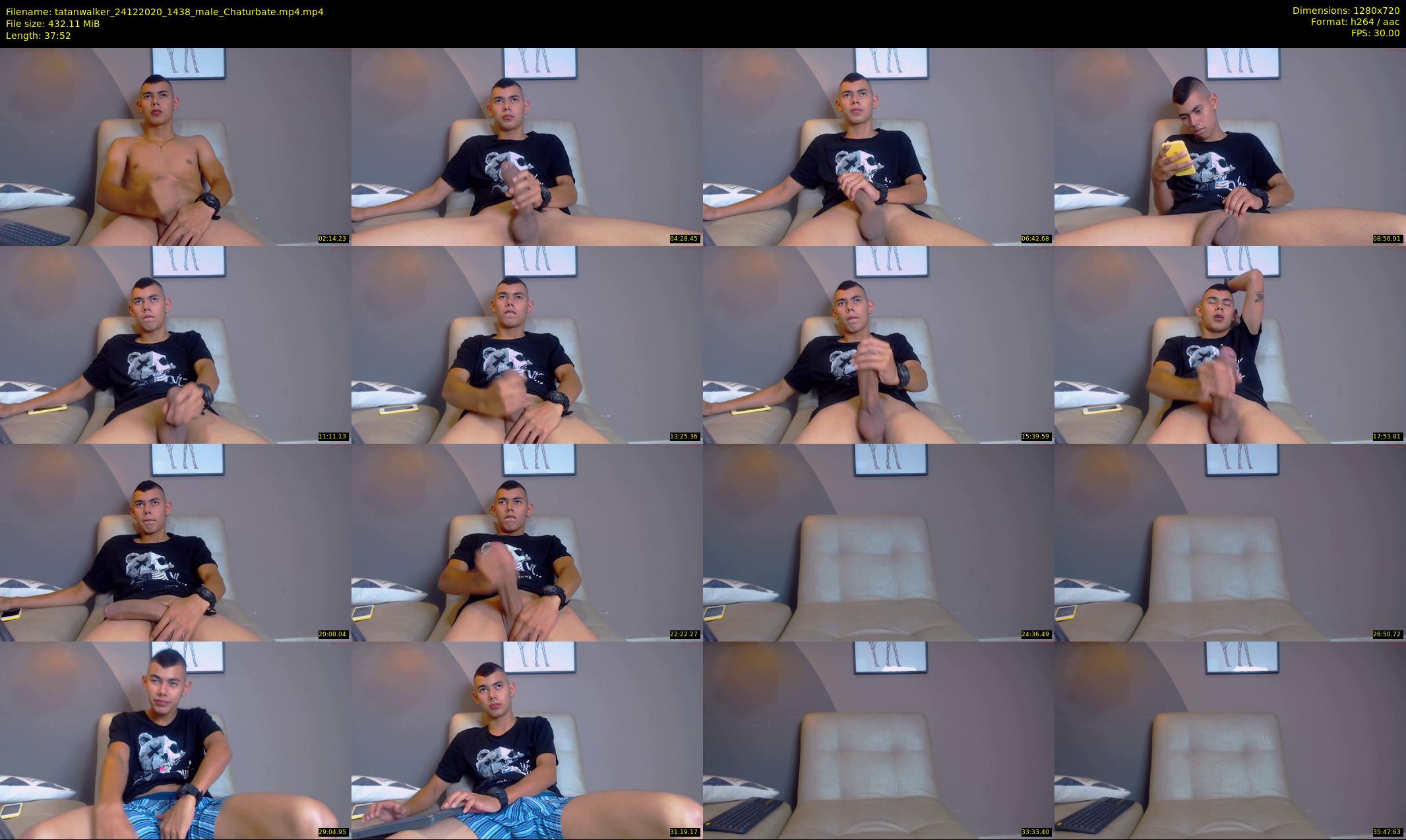 tatanwalker — 38 minute Chaturbate male cam show recording, 720p, Dec 24, 2020