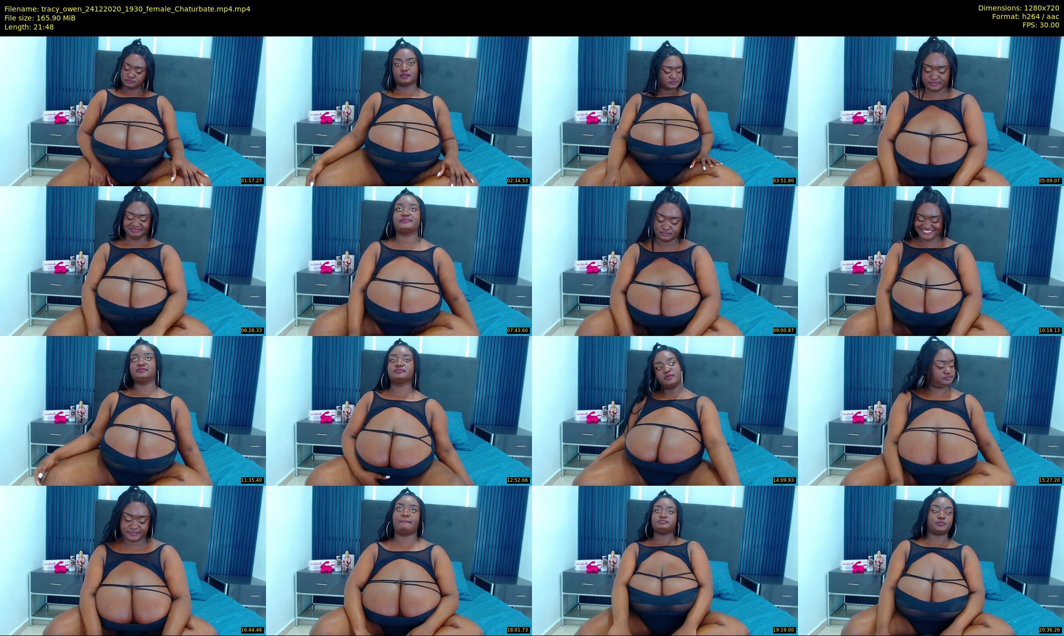tracy_owen — 22 minute Chaturbate female cam show recording, 720p, Dec 24, 2020