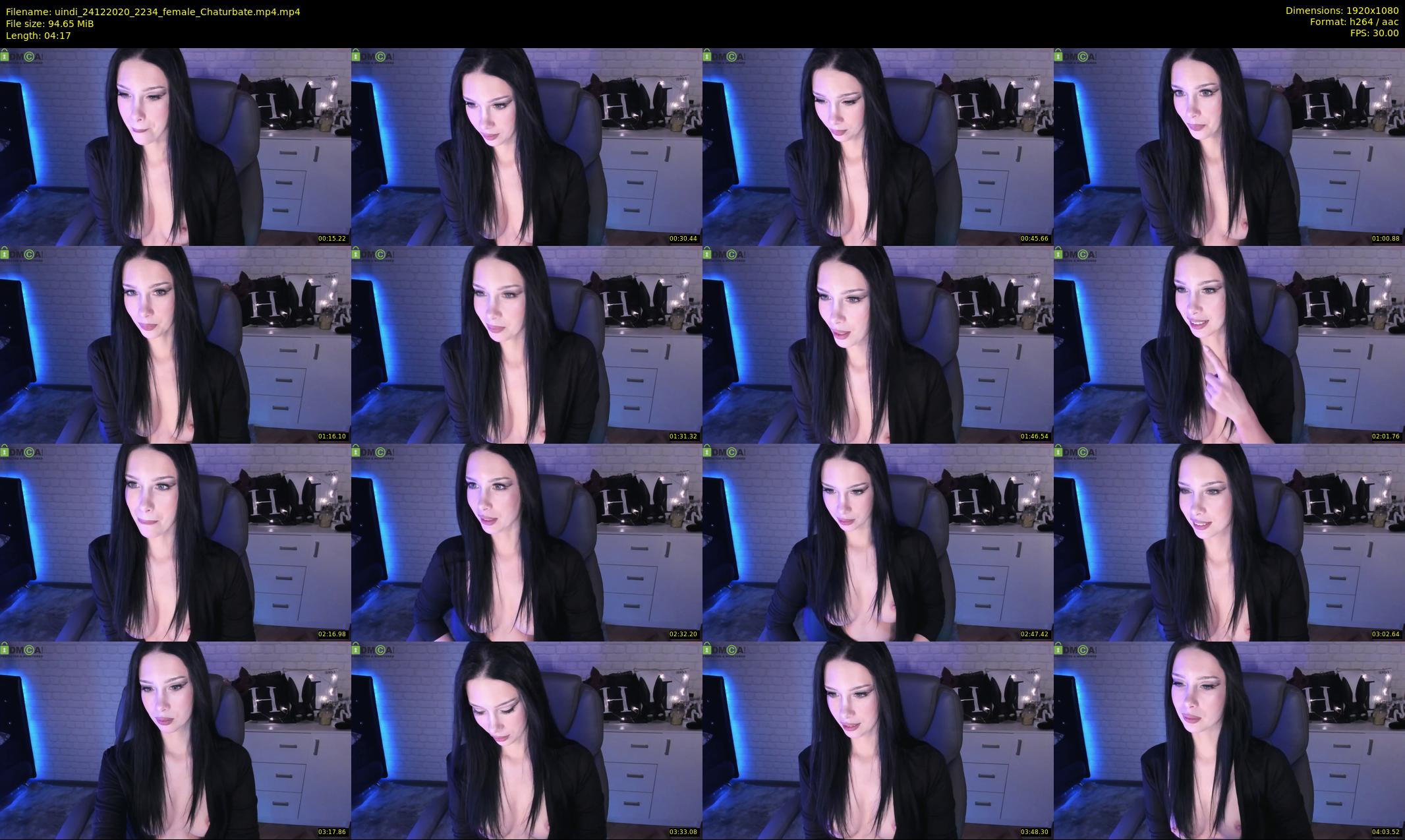 uindi — 5 minute Chaturbate female cam show recording, 1080p, Dec 24, 2020