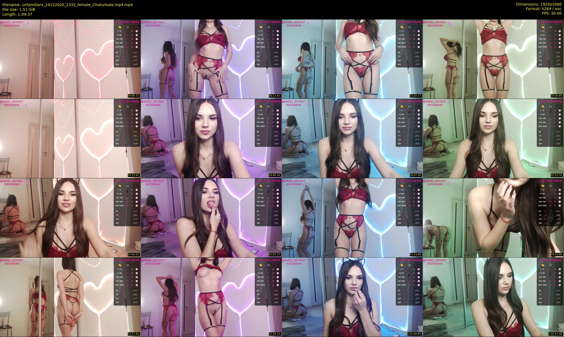 unfamiliarx — 70 minute Chaturbate female cam show recording, 1080p, Dec 24, 2020