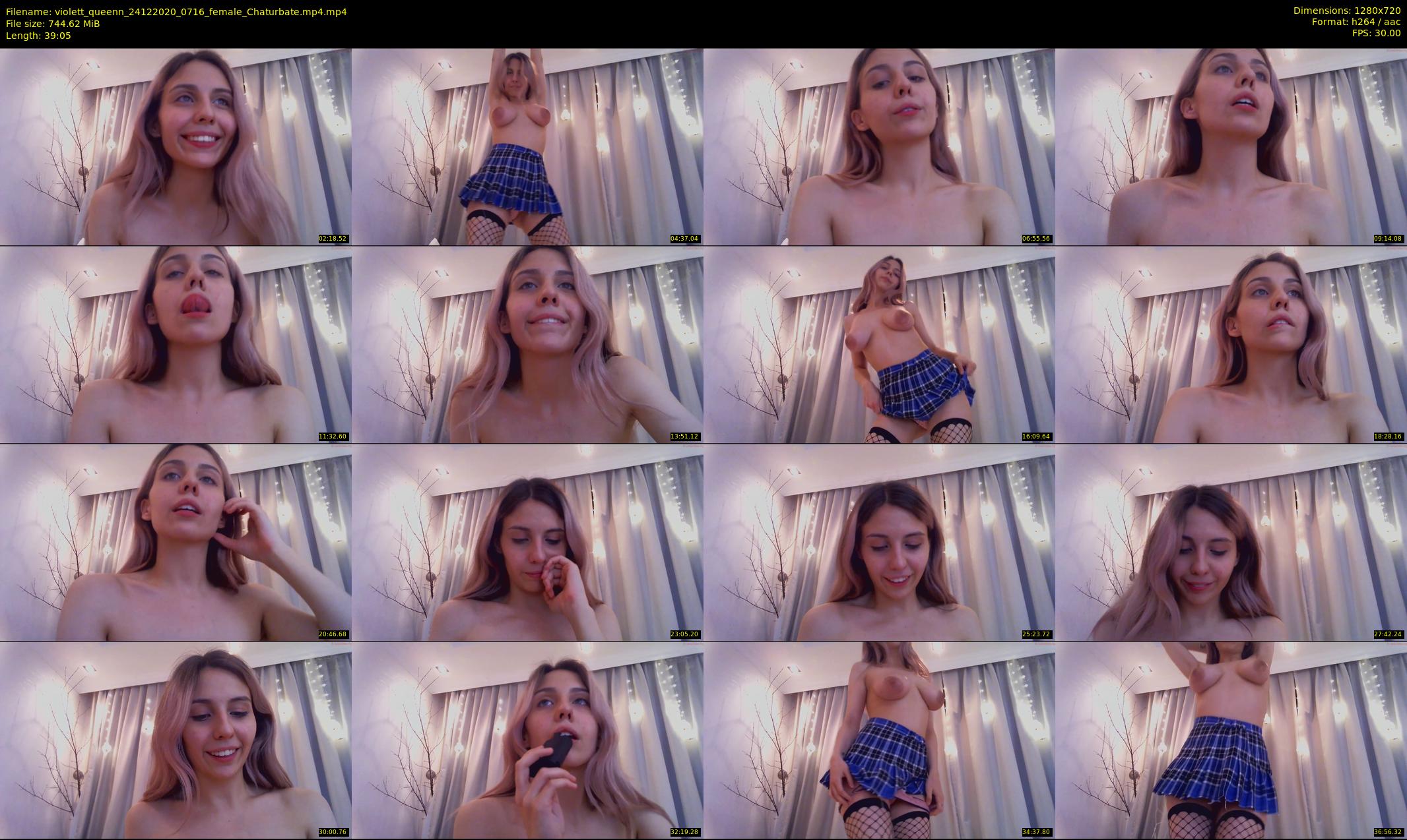 violett_queenn — 40 minute Chaturbate female cam show recording, 720p, Dec 24, 2020