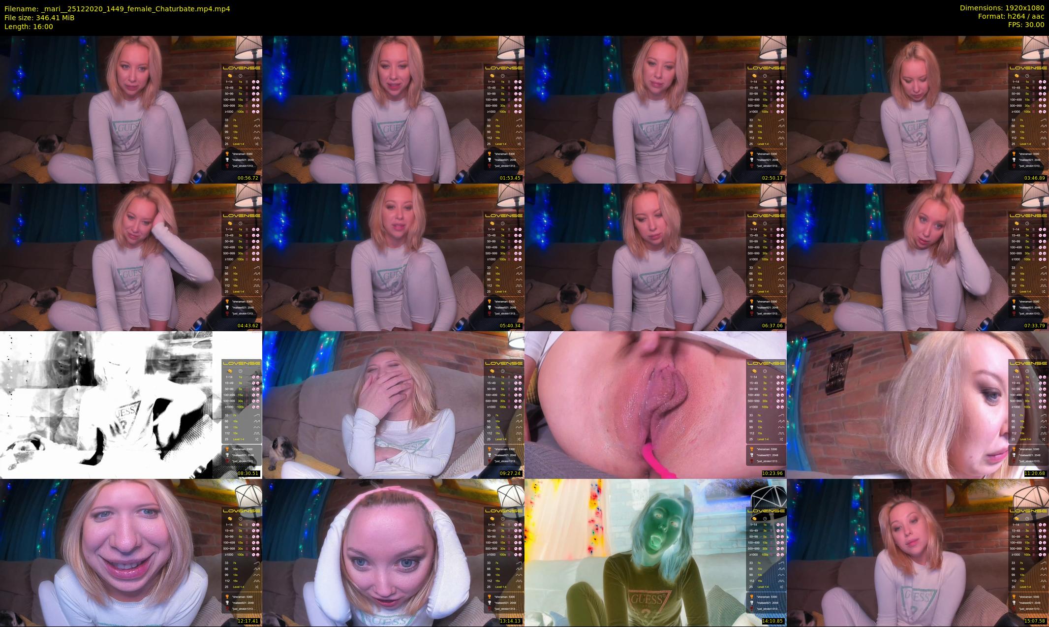 _mari_ — 16 minute Chaturbate female cam show recording, 1080p, Dec 25, 2020