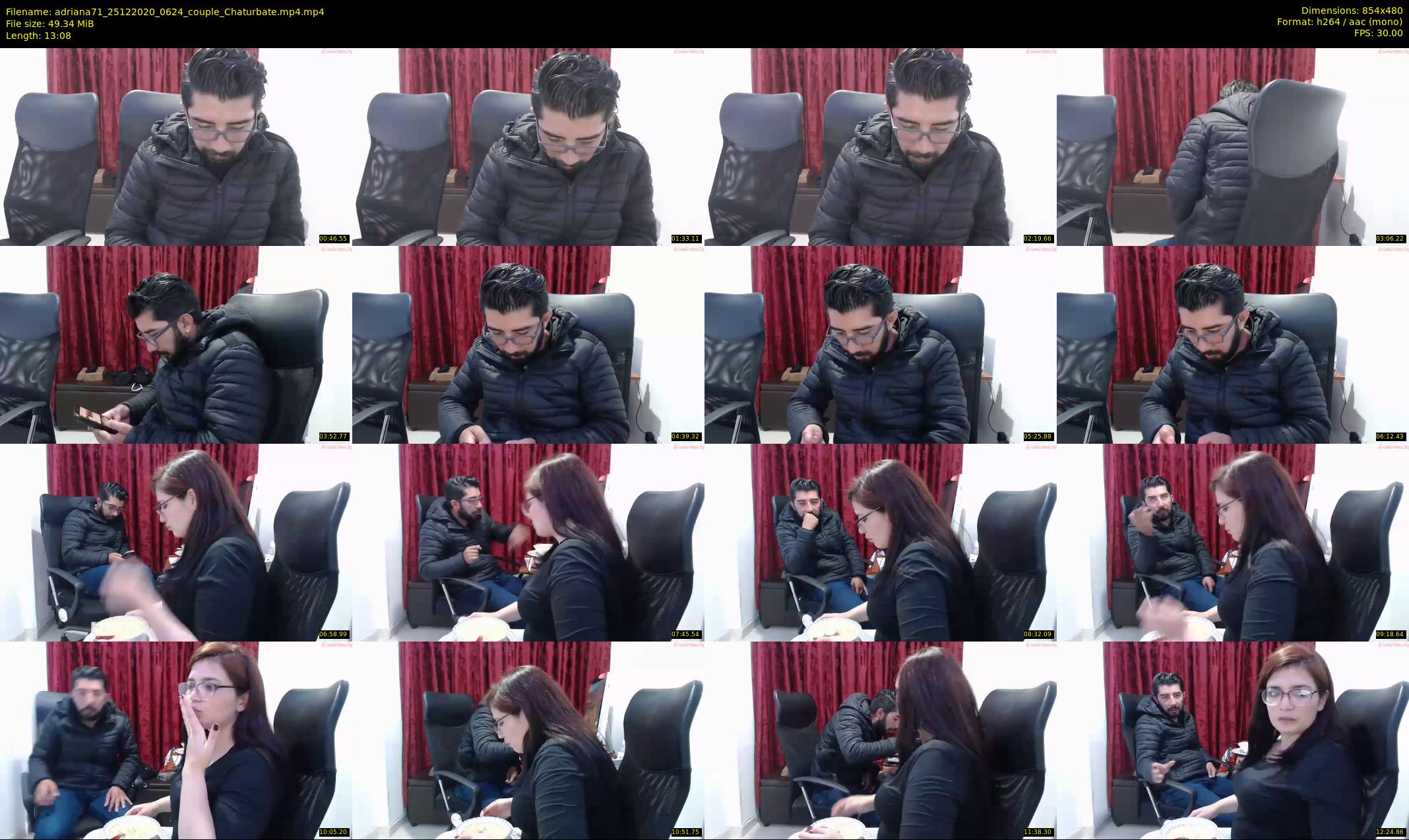 adriana71 — 14 minute Chaturbate couple cam show recording, 480p, Dec 25, 2020