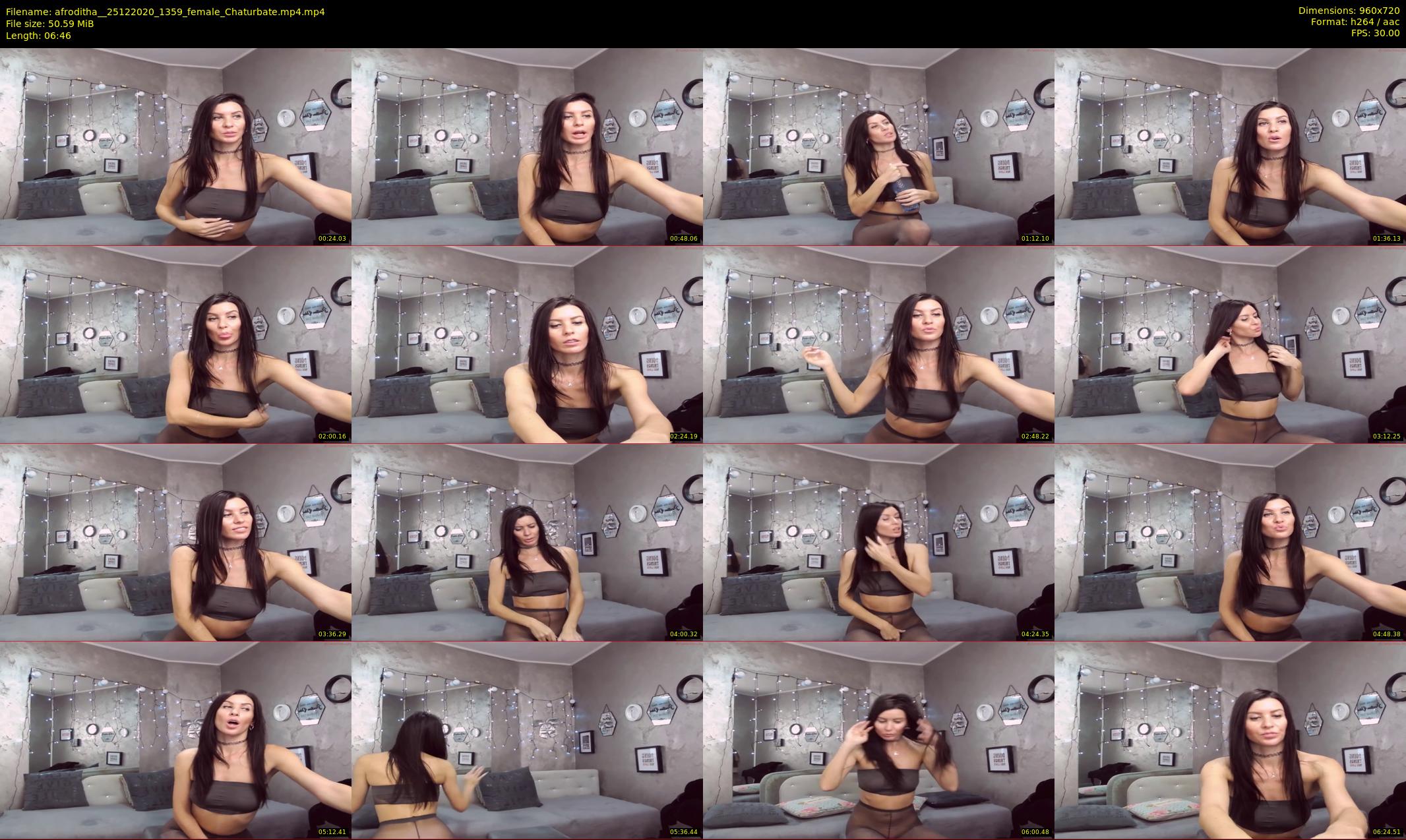 afroditha_ — 7 minute Chaturbate female cam show recording, 720p, Dec 25, 2020