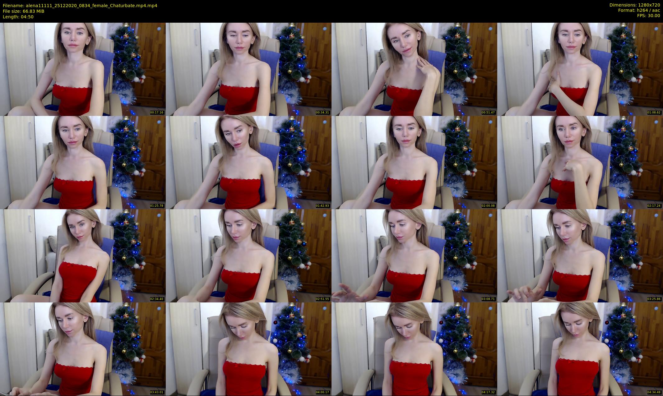 alena11111 — 5 minute Chaturbate female cam show recording, 720p, Dec 25, 2020