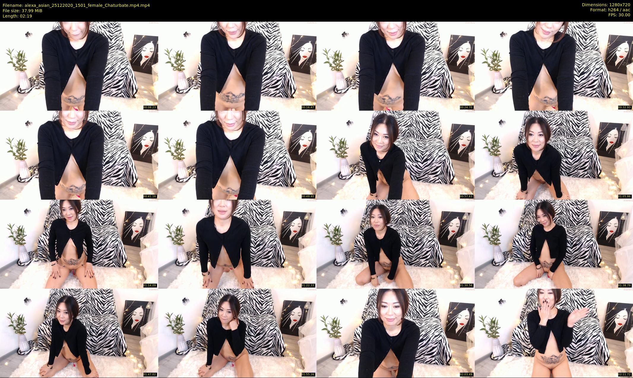 alexa_asian — 3 minute Chaturbate female cam show recording, 720p, Dec 25, 2020