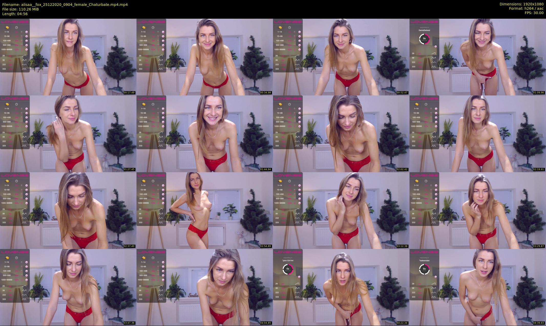 alisaa__fox — 5 minute Chaturbate female cam show recording, 1080p, Dec 25, 2020