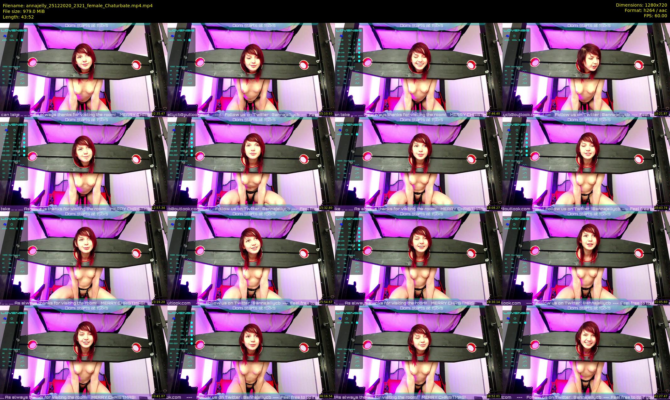 annajelly — 44 minute Chaturbate couple cam show recording, 720p, Dec 25, 2020