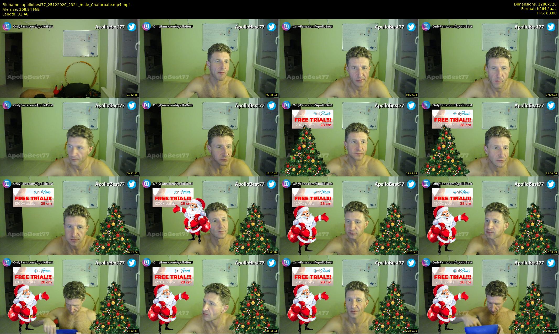 apollobest77 — 32 minute Chaturbate male cam show recording, 720p, Dec 25, 2020