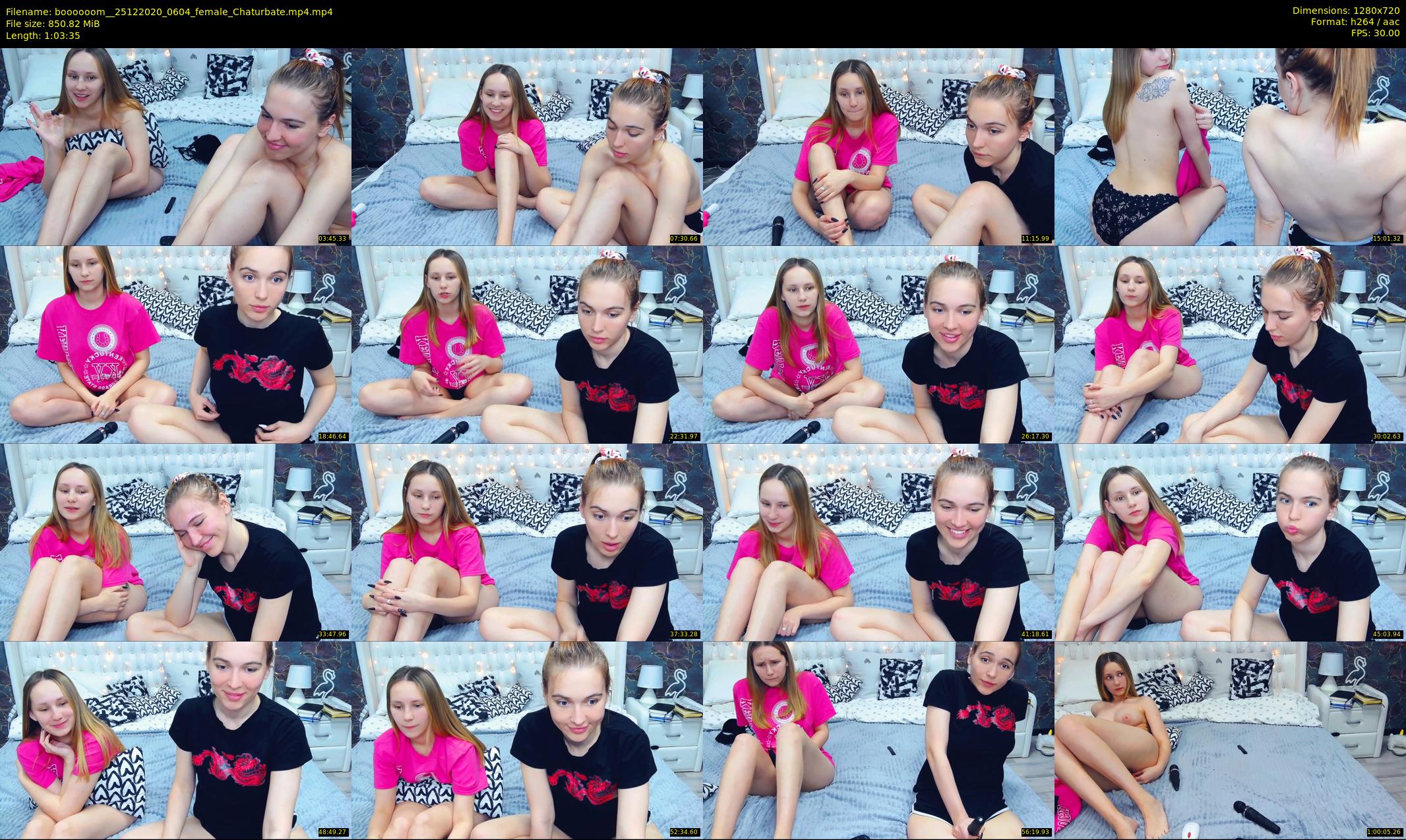 boooooom_ — 64 minute Chaturbate female cam show recording, 720p, Dec 25, 2020