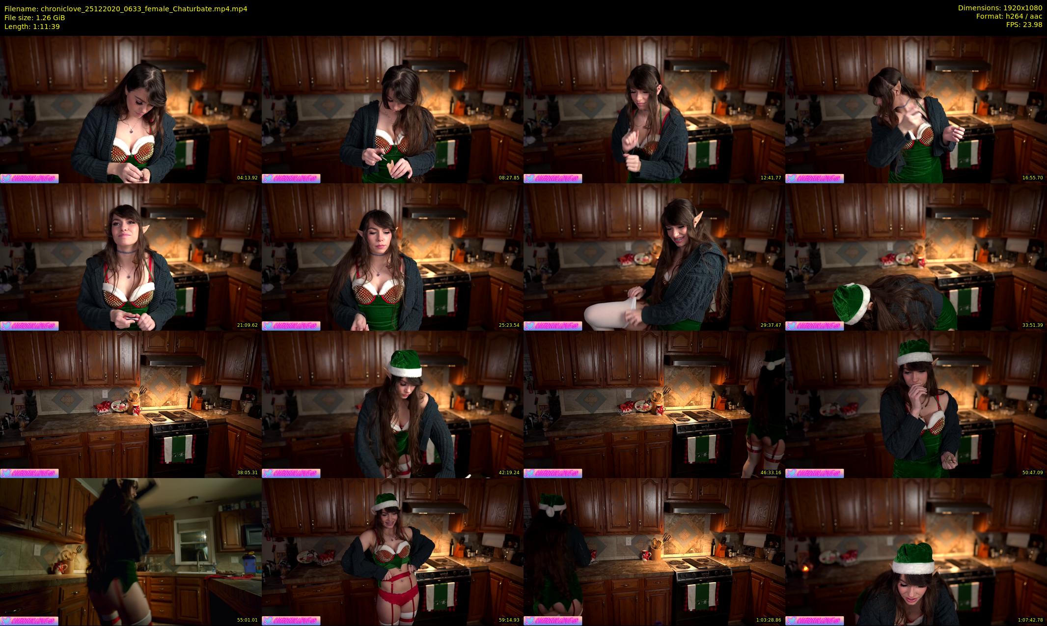 chroniclove — 72 minute Chaturbate female cam show recording, 1080p, Dec 25, 2020