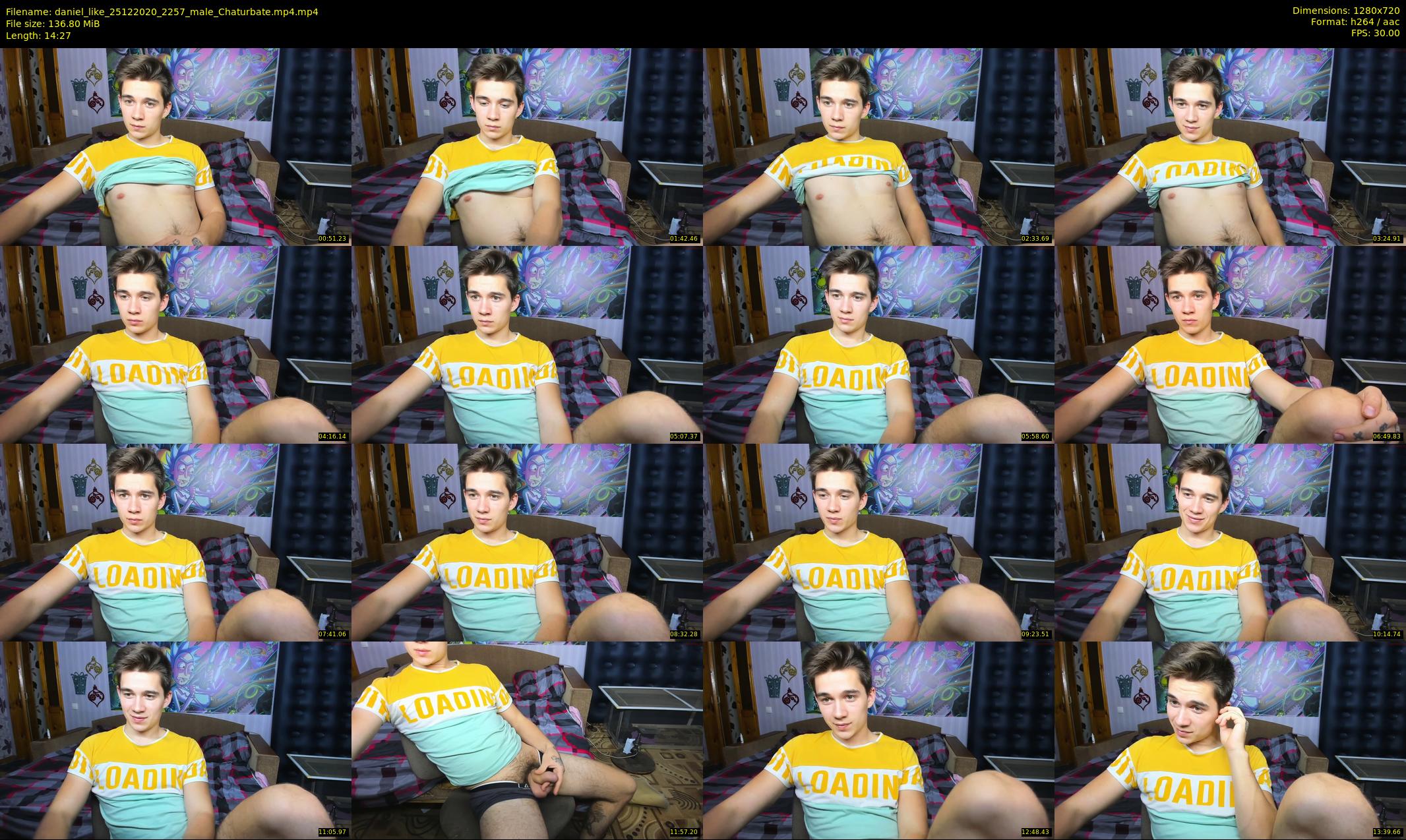 daniel_like — 15 minute Chaturbate male cam show recording, 720p, Dec 25, 2020