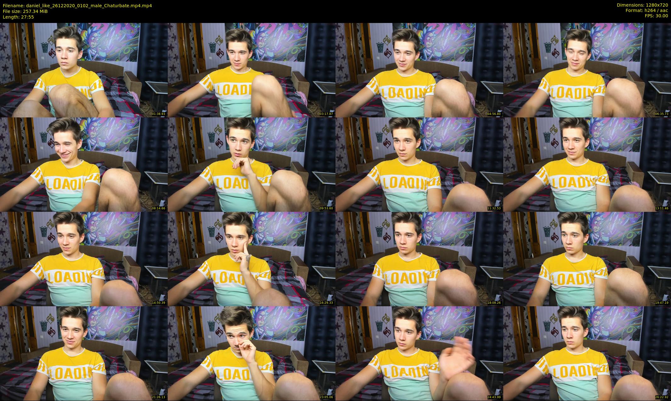 daniel_like — 28 minute Chaturbate male cam show recording, 720p, Dec 26, 2020