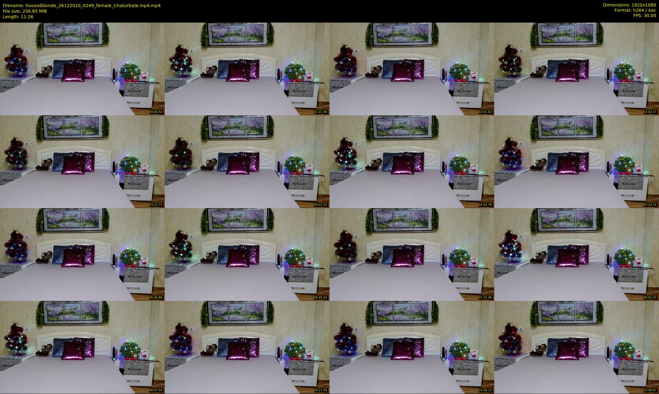 hooootblonde — 12 minute Chaturbate female cam show recording, 1080p, Dec 26, 2020