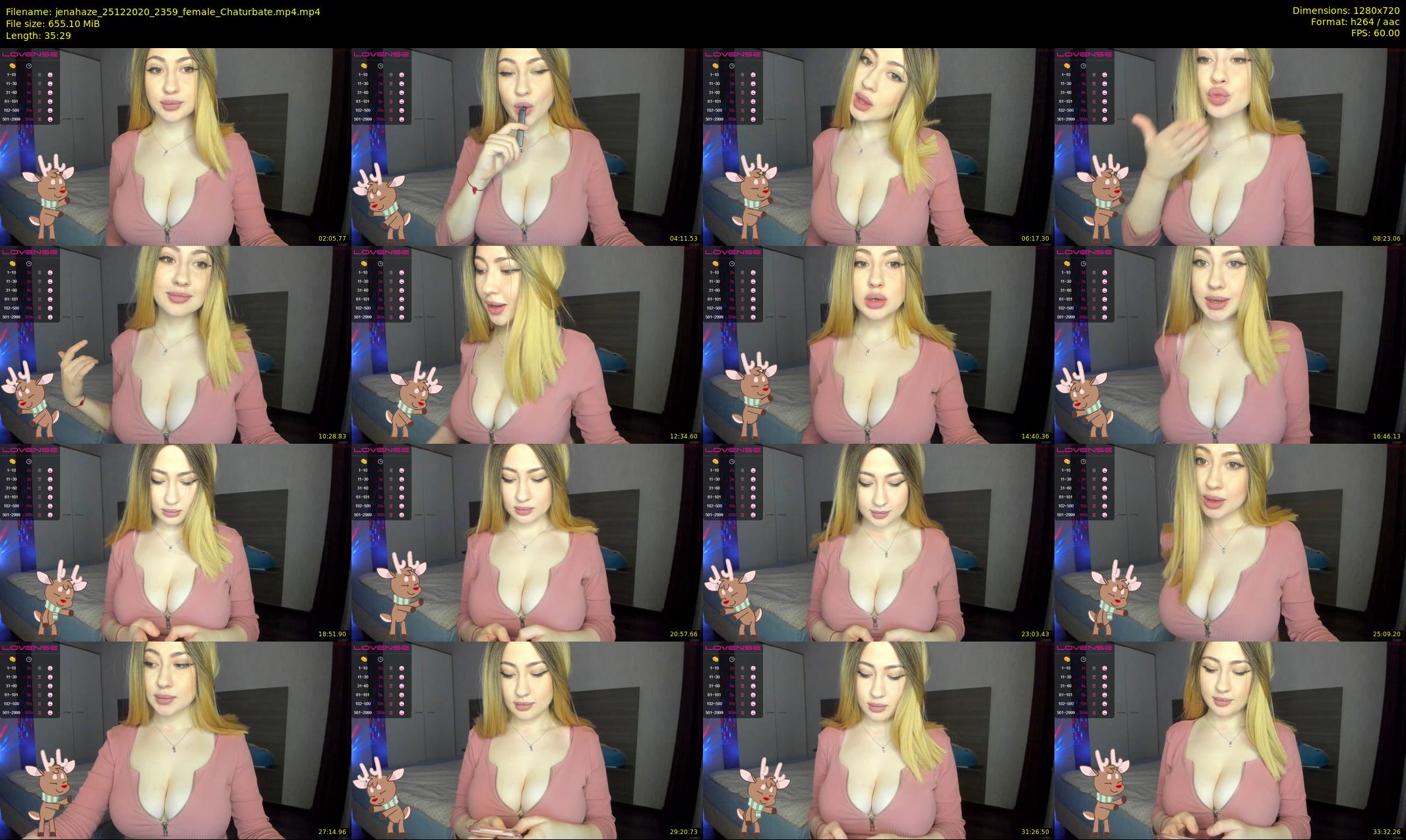 jenahaze — 36 minute Chaturbate female cam show recording, 720p, Dec 25, 2020