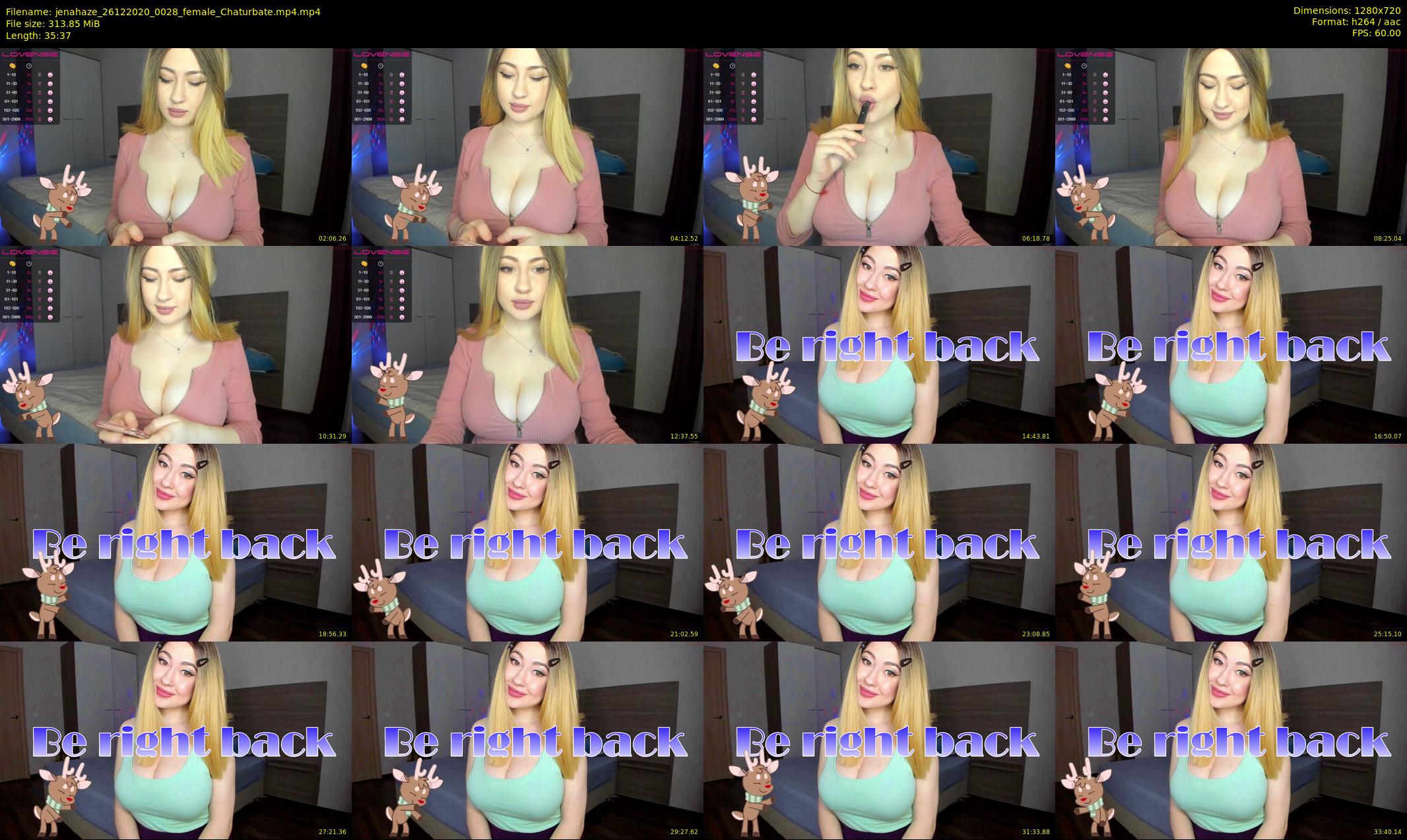 jenahaze — 36 minute Chaturbate female cam show recording, 720p, Dec 26, 2020