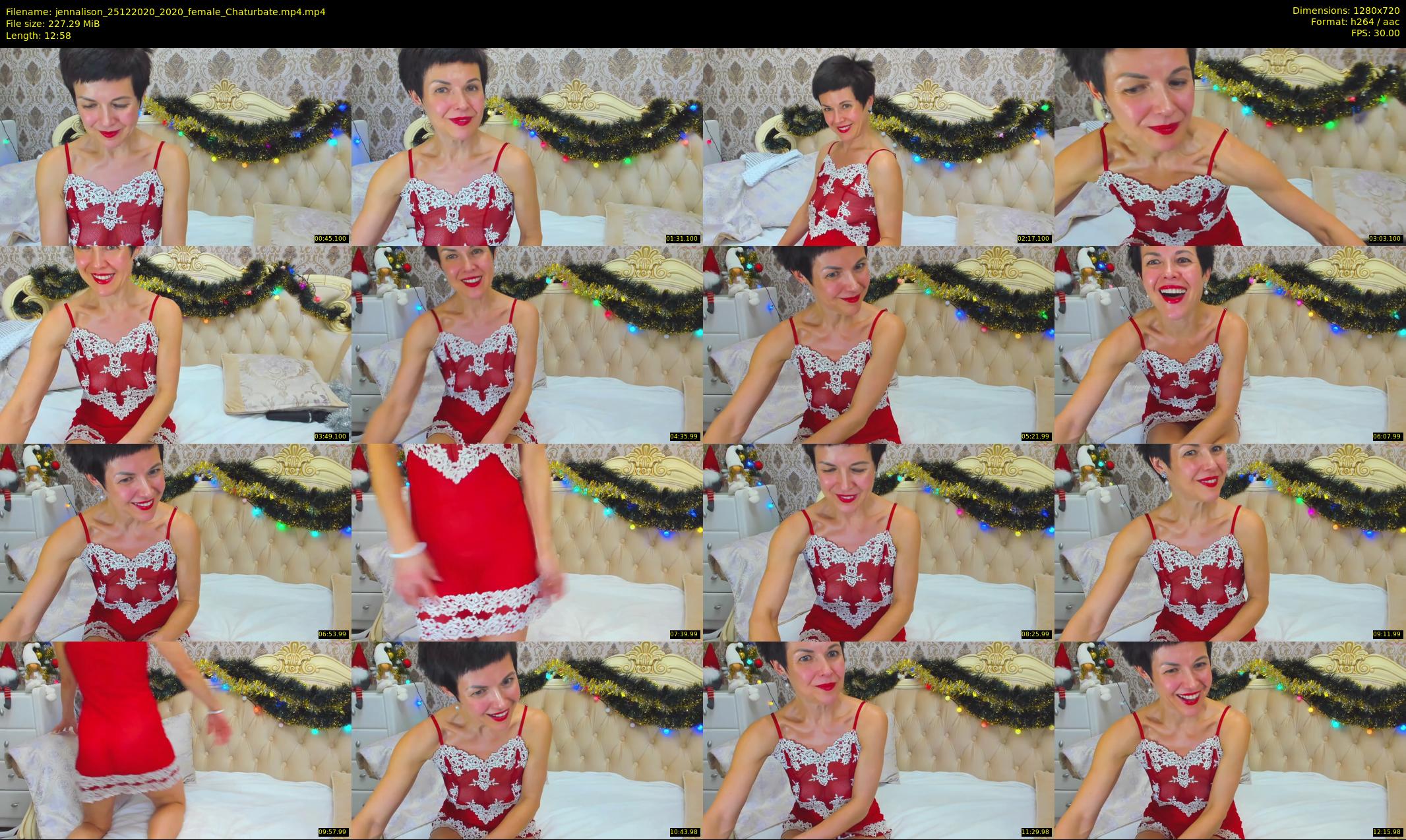 jennalison — 13 minute Chaturbate female cam show recording, 720p, Dec 25, 2020