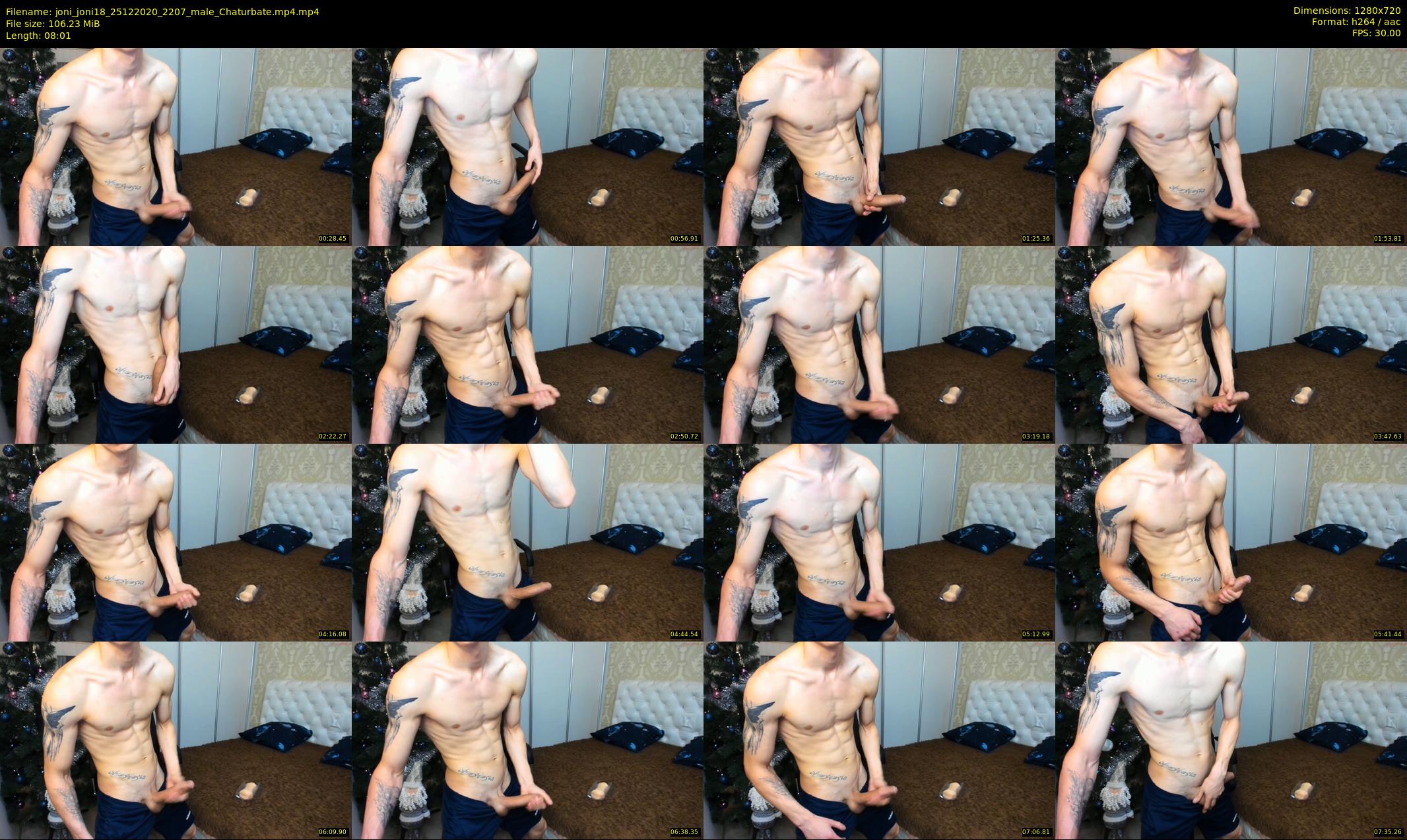 joni_joni18 — 9 minute Chaturbate male cam show recording, 720p, Dec 25, 2020