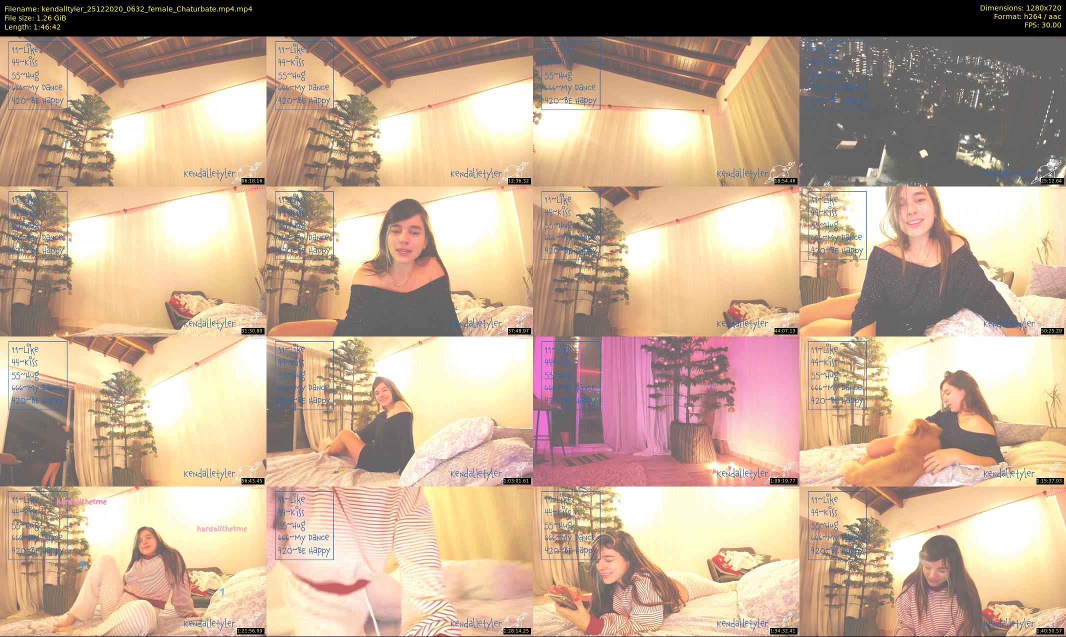 kendalltyler — 107 minute Chaturbate female cam show recording, 720p, Dec 25, 2020