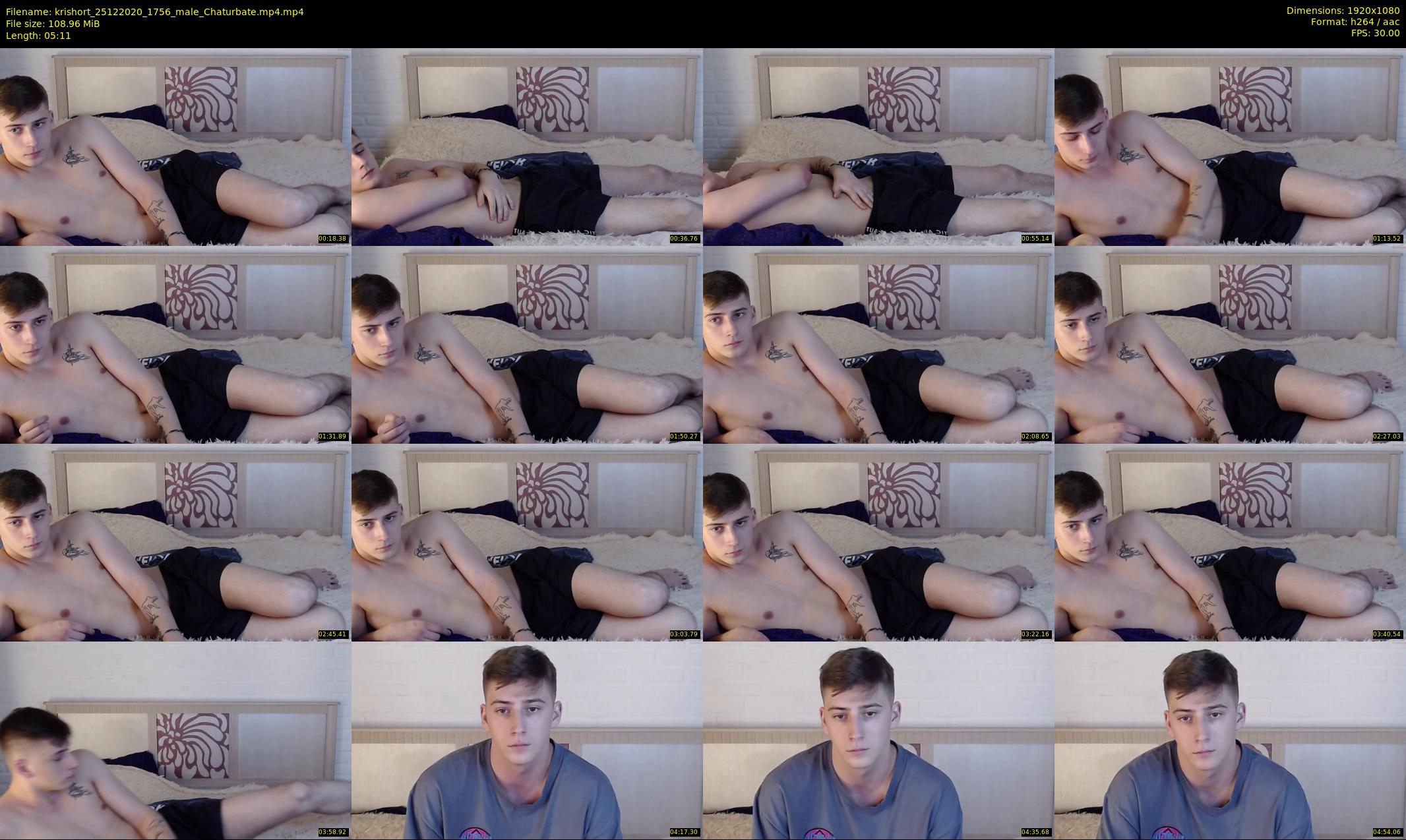 krishort — 6 minute Chaturbate male cam show recording, 1080p, Dec 25, 2020