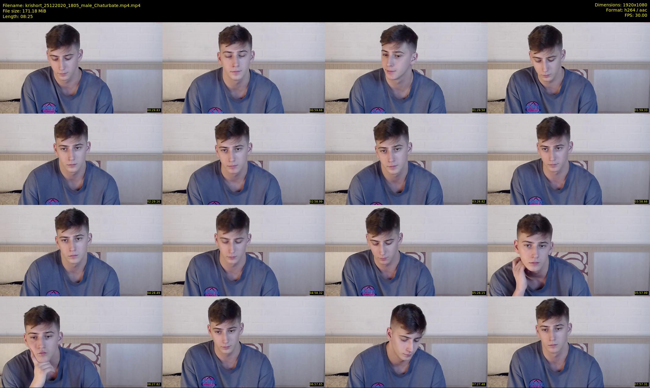 krishort — 9 minute Chaturbate male cam show recording, 1080p, Dec 25, 2020
