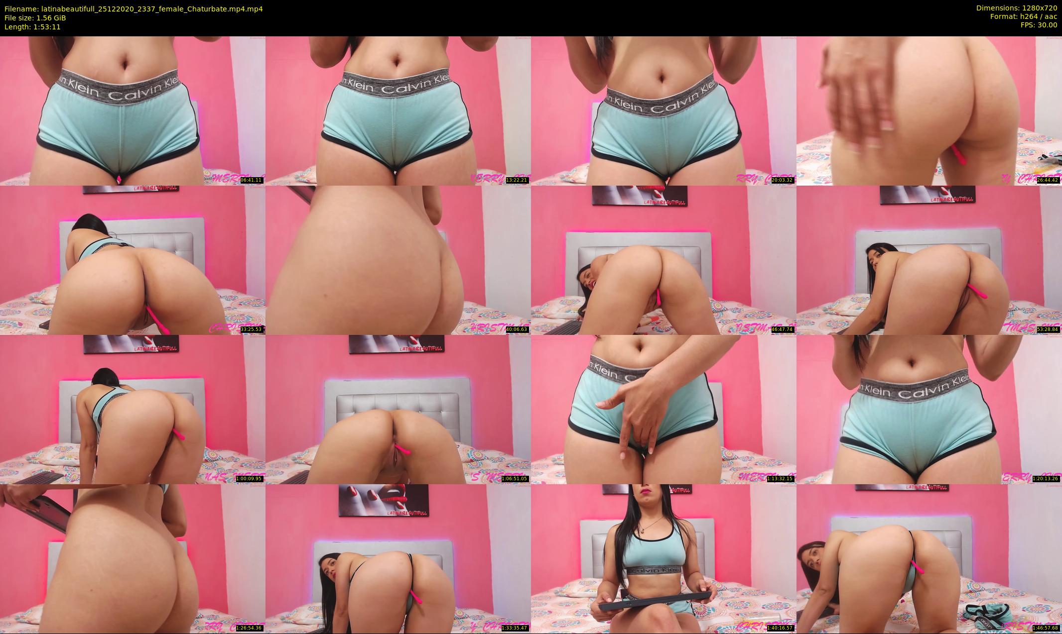latinabeautifull — 114 minute Chaturbate female cam show recording, 720p, Dec 25, 2020