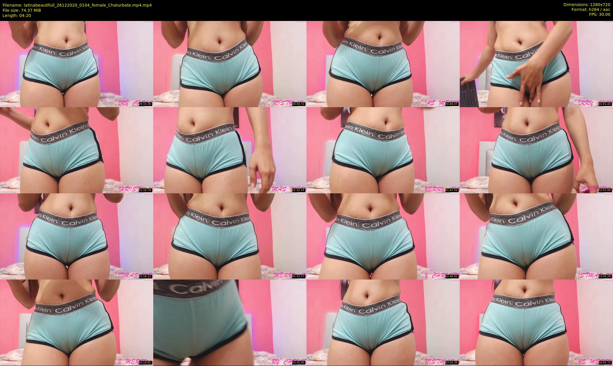 latinabeautifull — 5 minute Chaturbate female cam show recording, 720p, Dec 26, 2020