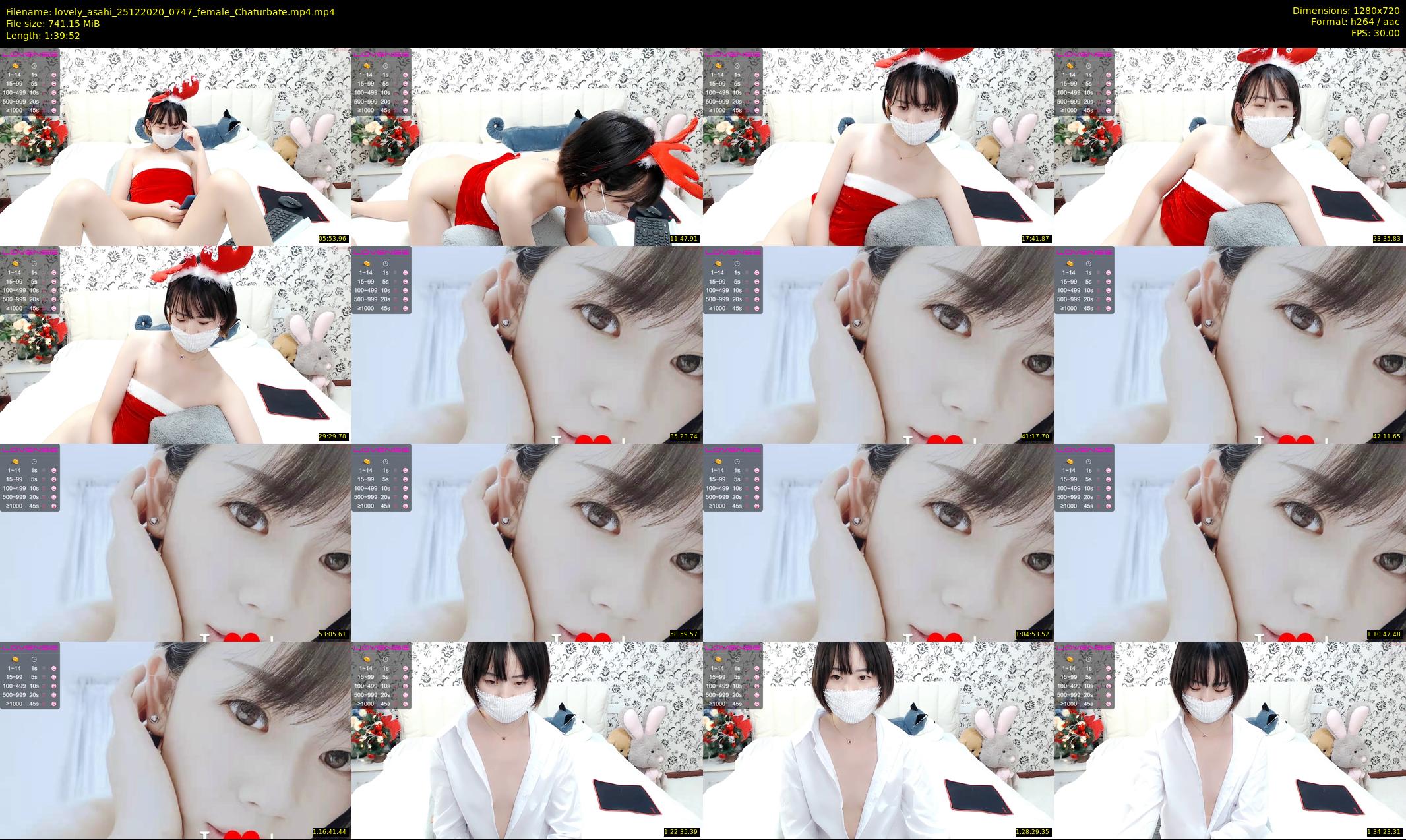 lovely_asahi — 100 minute Chaturbate female cam show recording, 720p, Dec 25, 2020