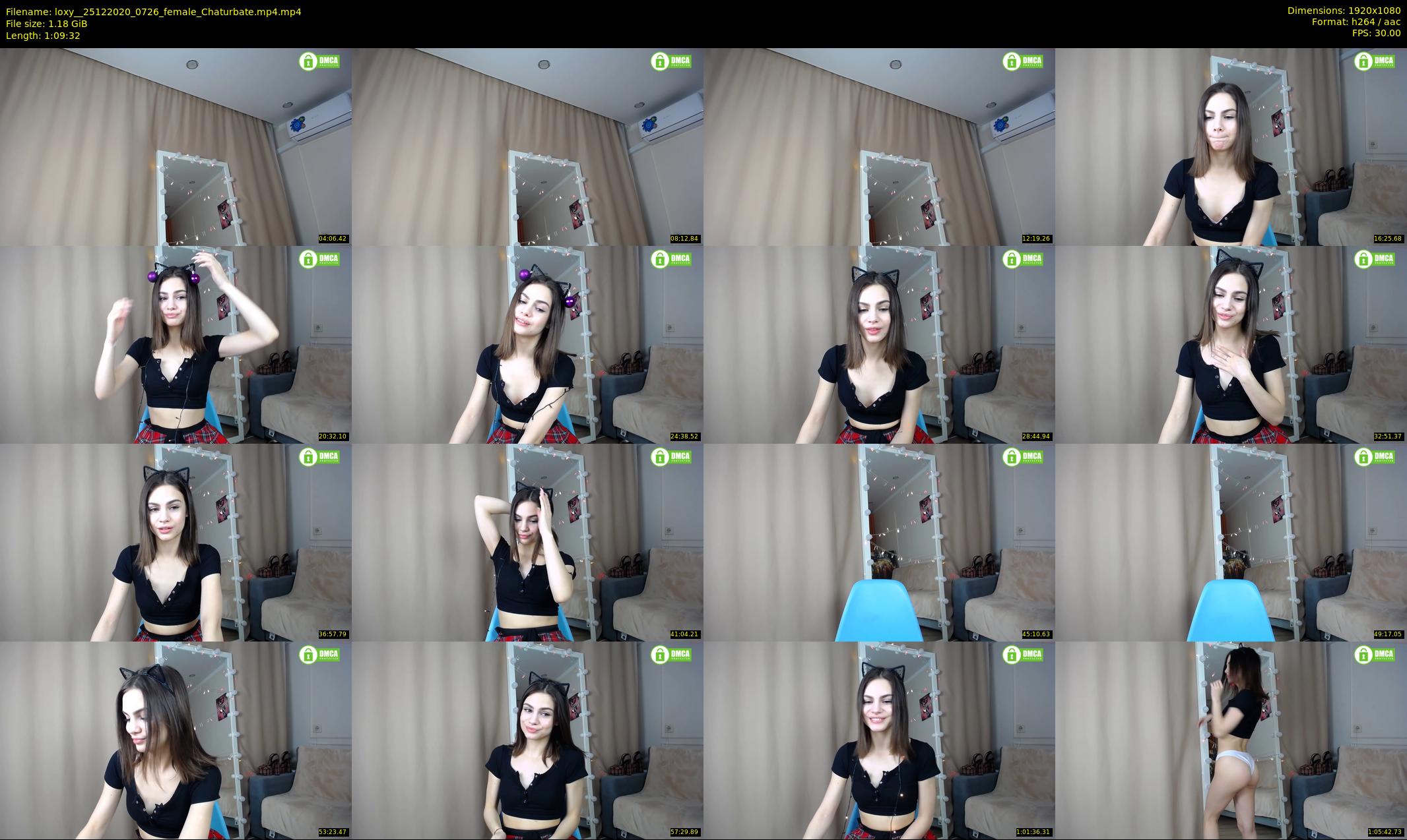 loxy_ — 70 minute Chaturbate female cam show recording, 1080p, Dec 25, 2020