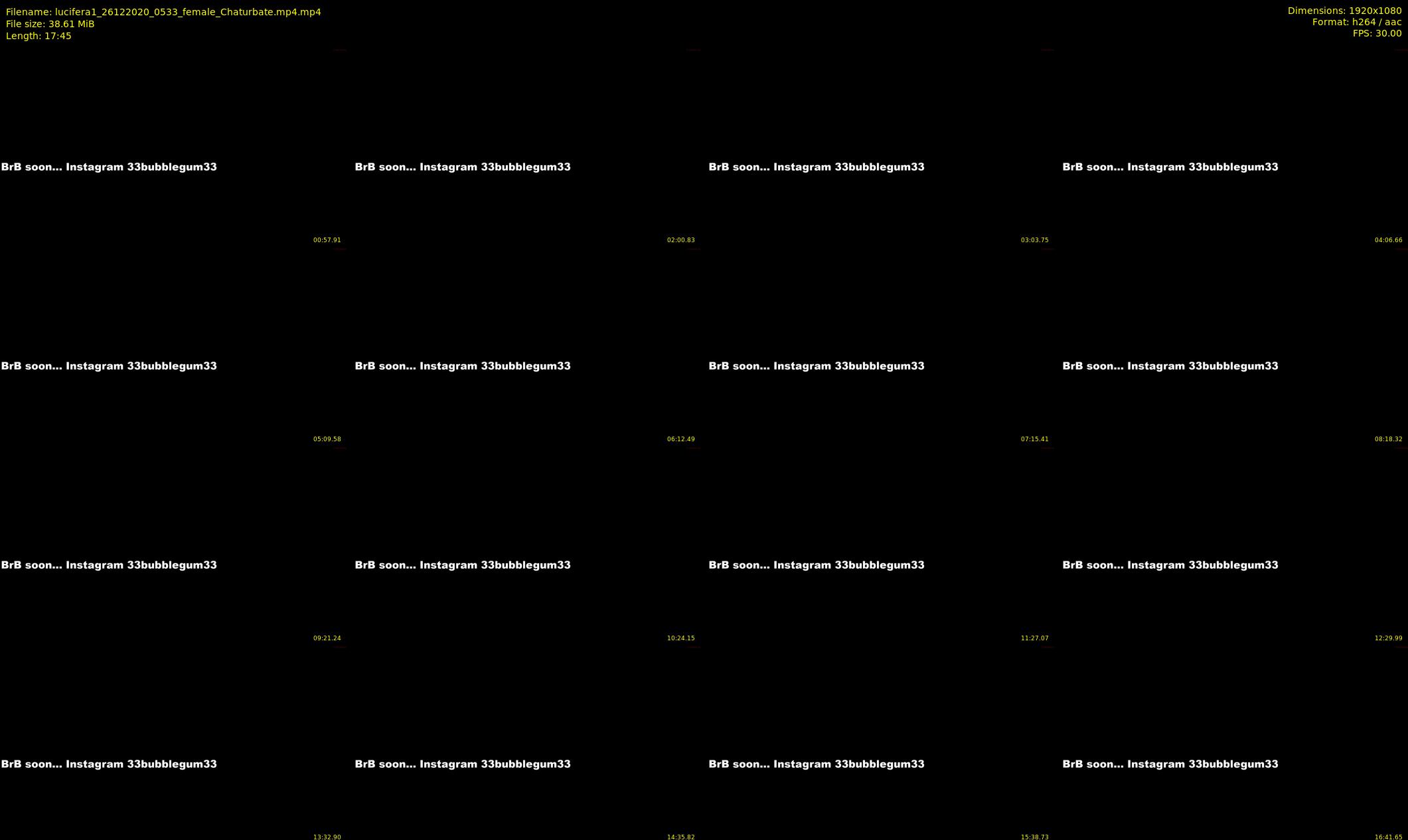 lucifera1 — 18 minute Chaturbate female cam show recording, 1080p, Dec 26, 2020