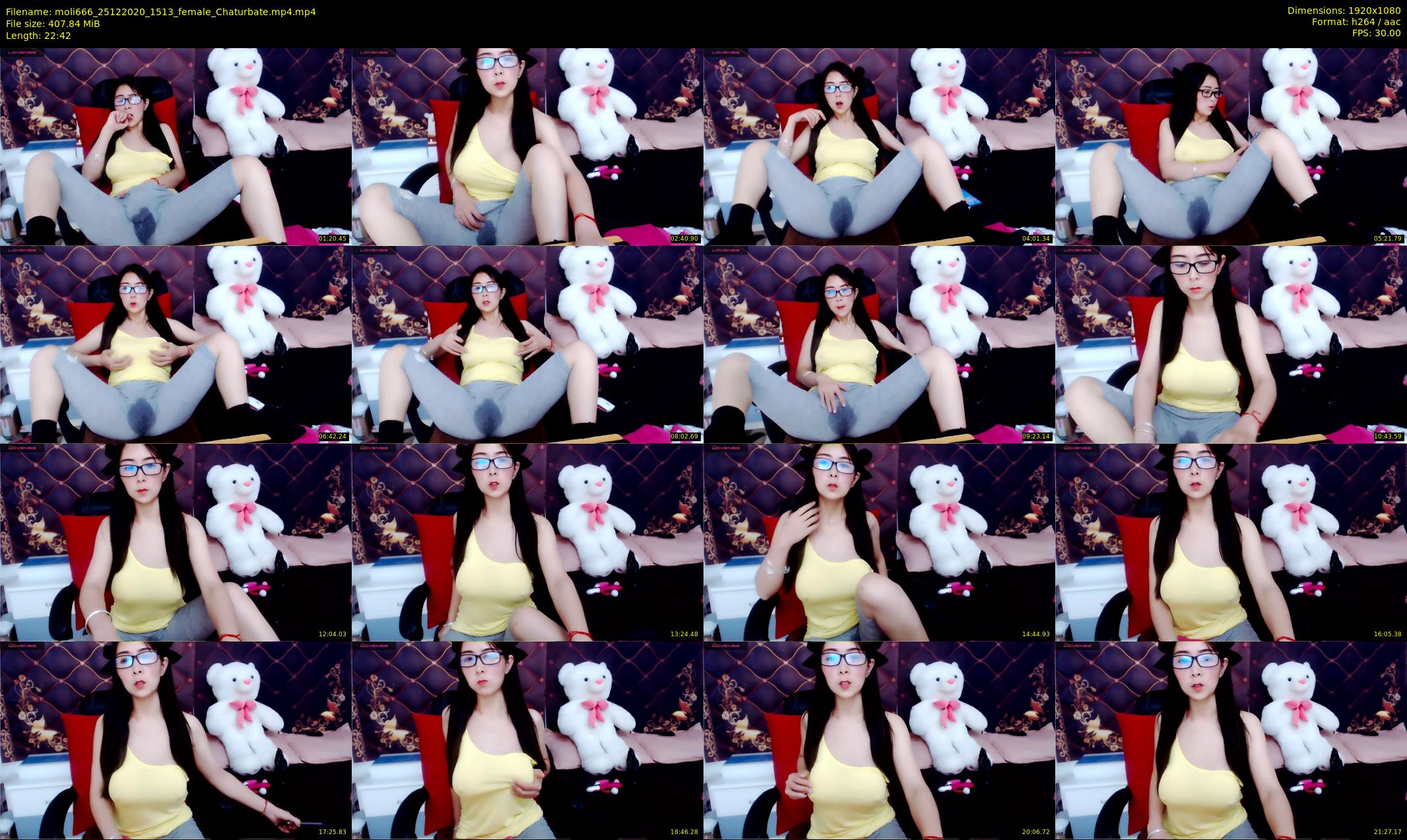 moli666 — 23 minute Chaturbate female cam show recording, 1080p, Dec 25, 2020