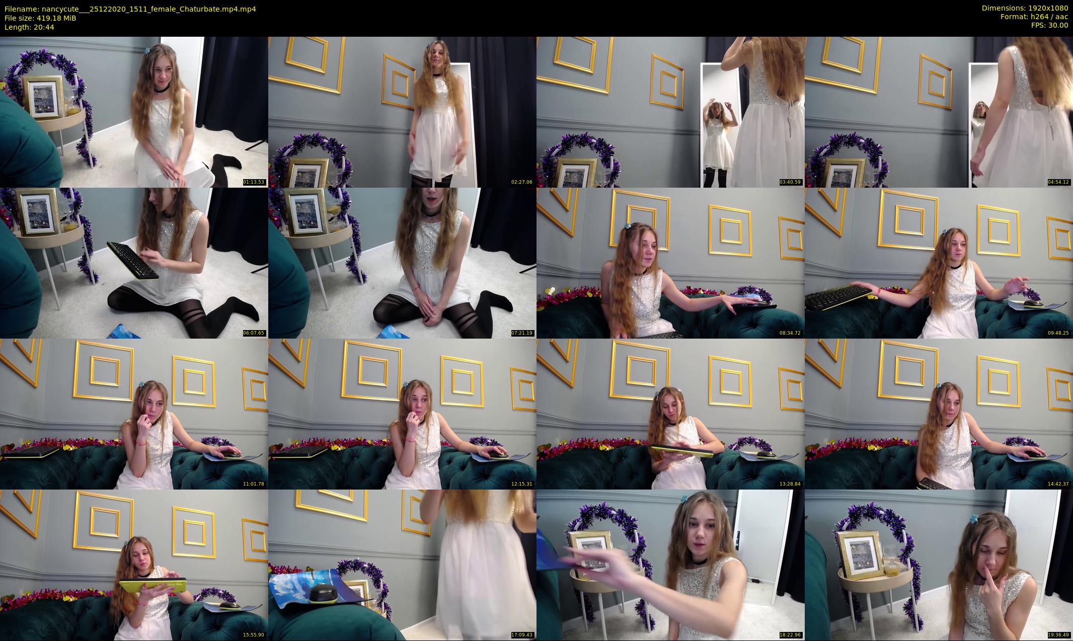nancycute__ — 21 minute Chaturbate female cam show recording, 1080p, Dec 25, 2020