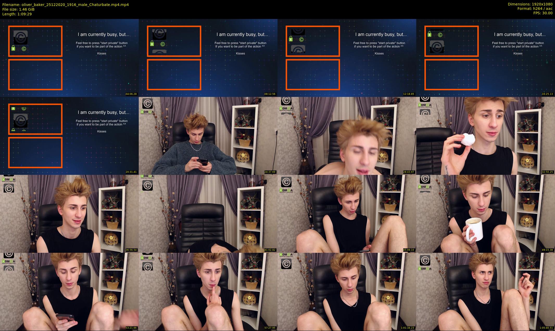 oliver_baker — 70 minute Chaturbate male cam show recording, 1080p, Dec 25, 2020