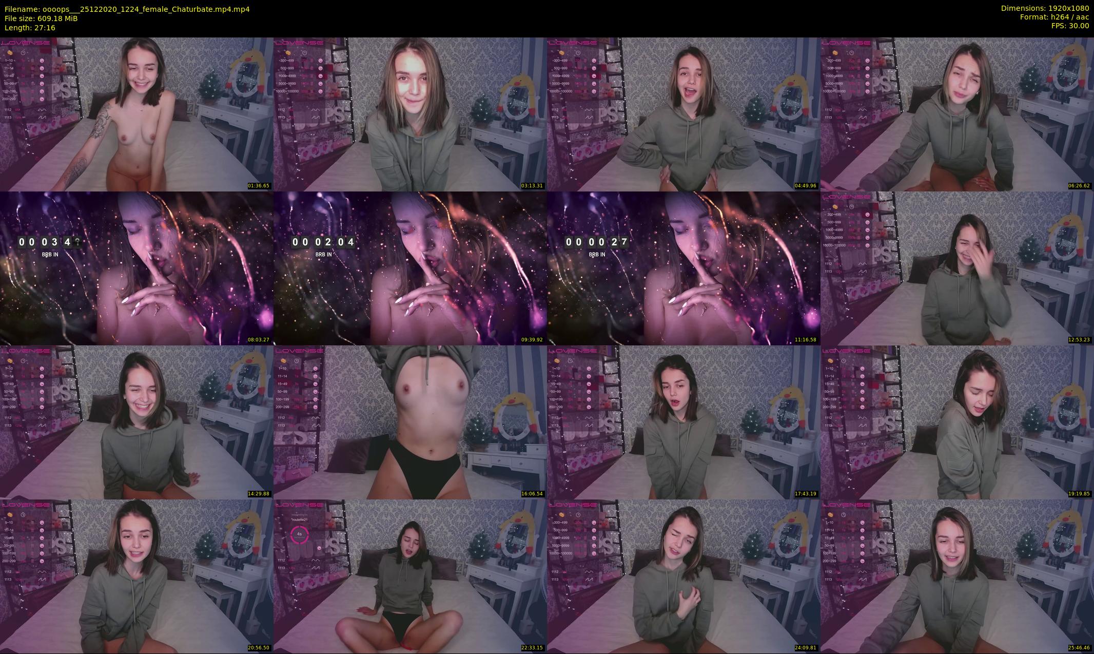 oooops__ — 28 minute Chaturbate female cam show recording, 1080p, Dec 25, 2020