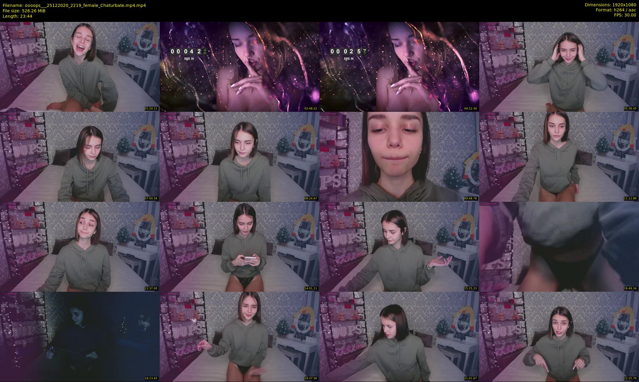 oooops__ — 24 minute Chaturbate female cam show recording, 1080p, Dec 25, 2020